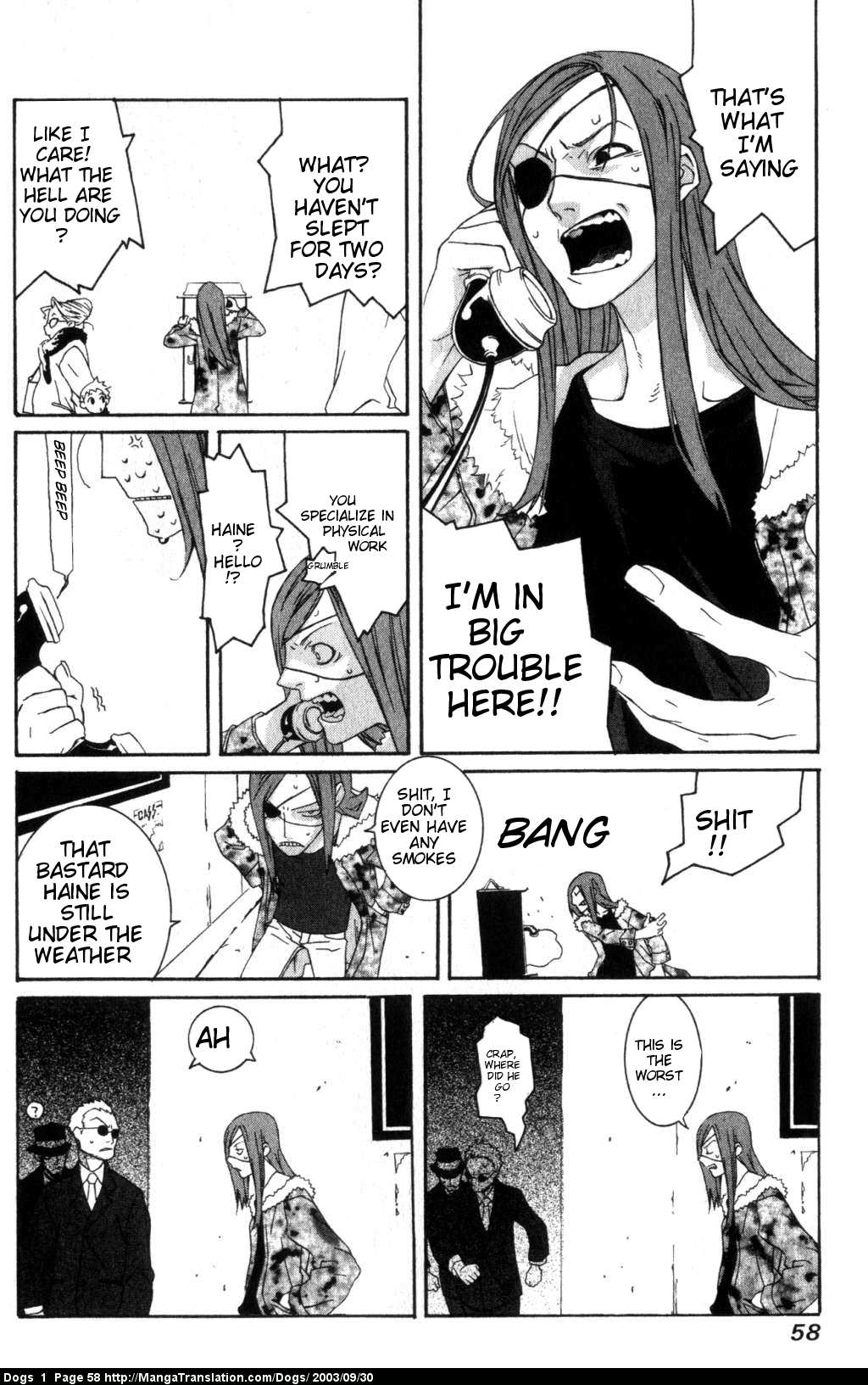 Dogs: Stray Dogs Howling in the Dark Chapter 2.2 page 12 - Chapter 2 v2 : Gun Smoker