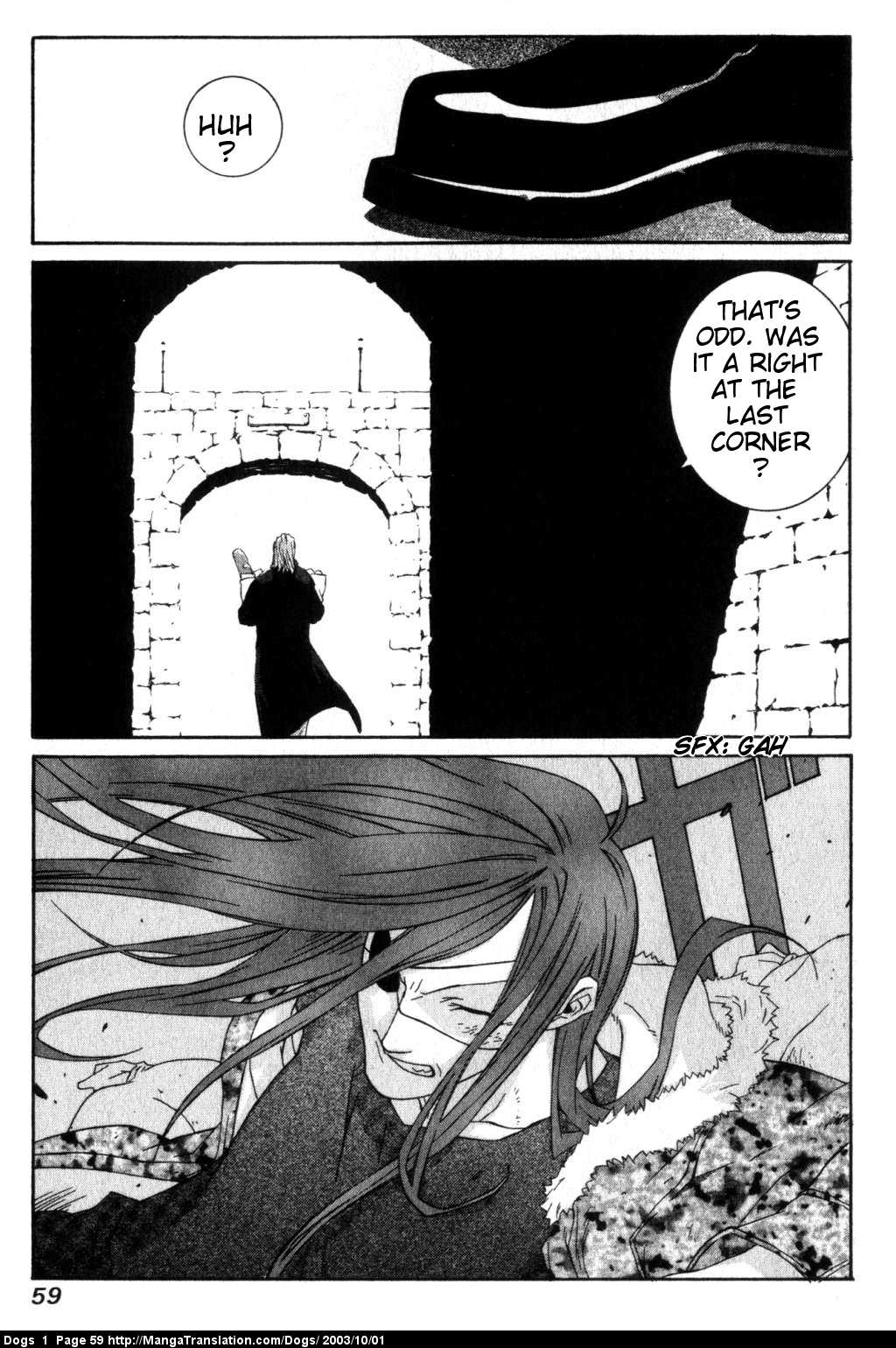 Dogs: Stray Dogs Howling in the Dark Chapter 2.2 page 13 - Chapter 2 v2 : Gun Smoker