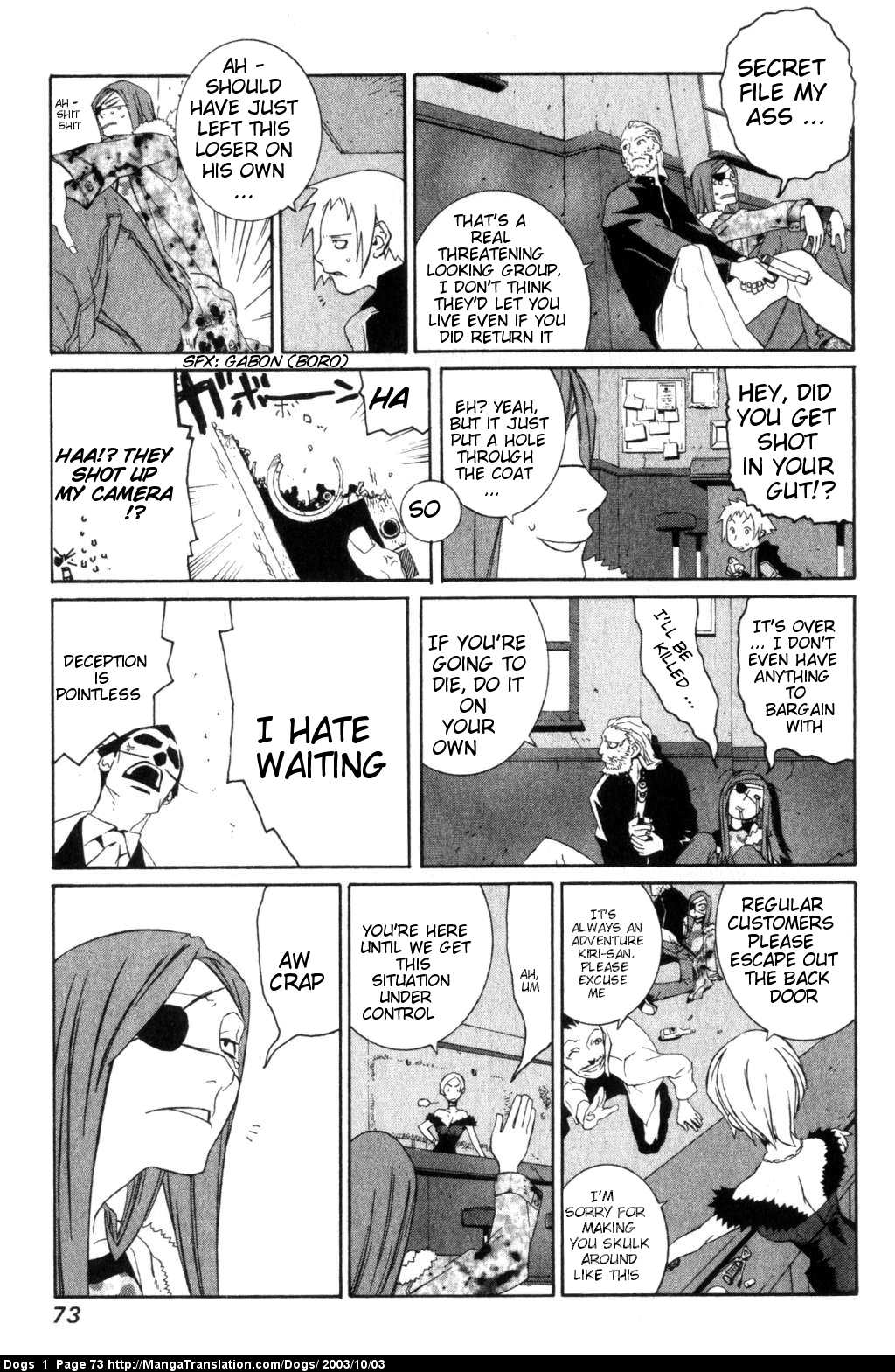 Dogs: Stray Dogs Howling in the Dark Chapter 2.2 page 27 - Chapter 2 v2 : Gun Smoker