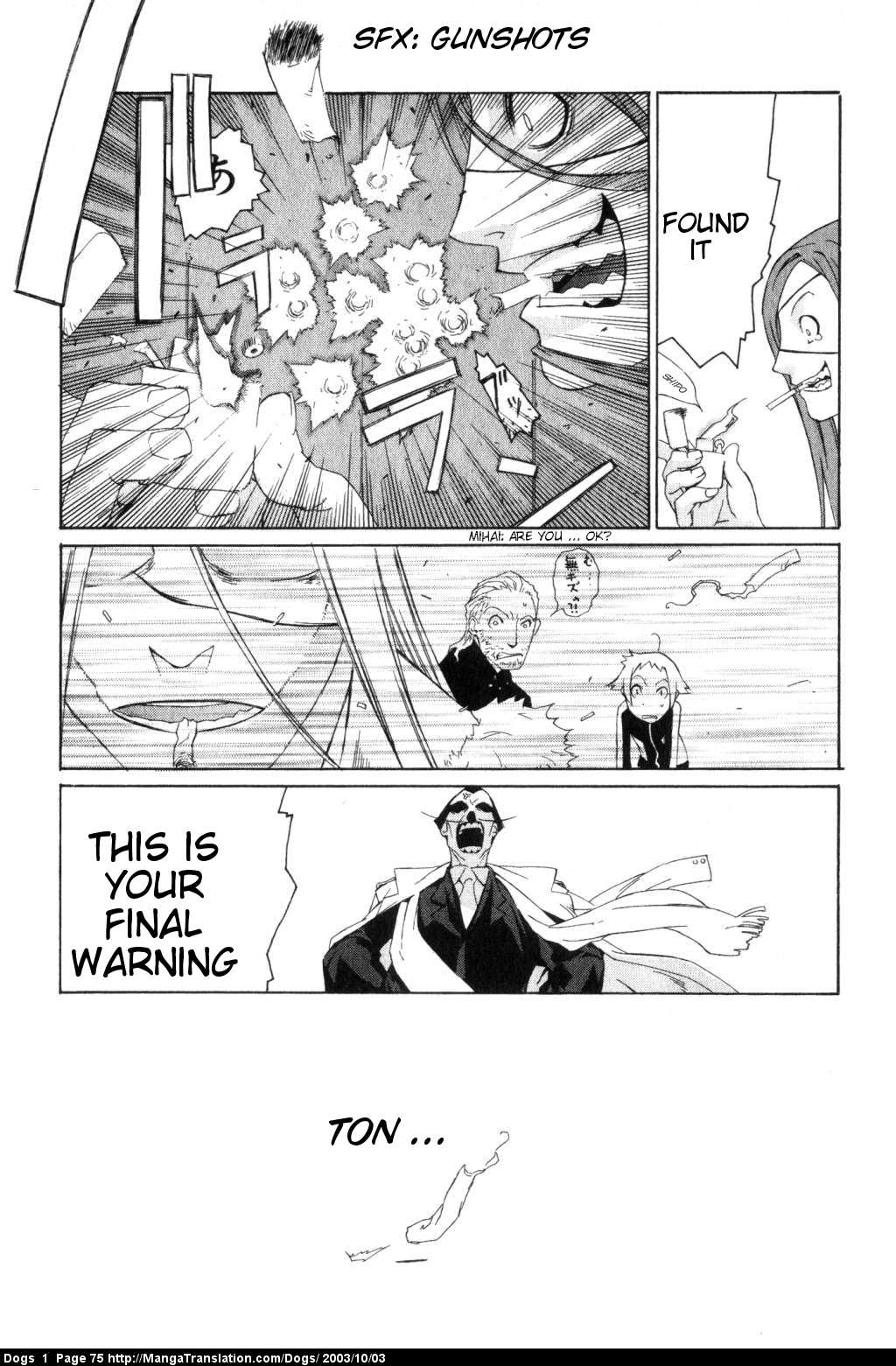 Dogs: Stray Dogs Howling in the Dark Chapter 2.2 page 29 - Chapter 2 v2 : Gun Smoker
