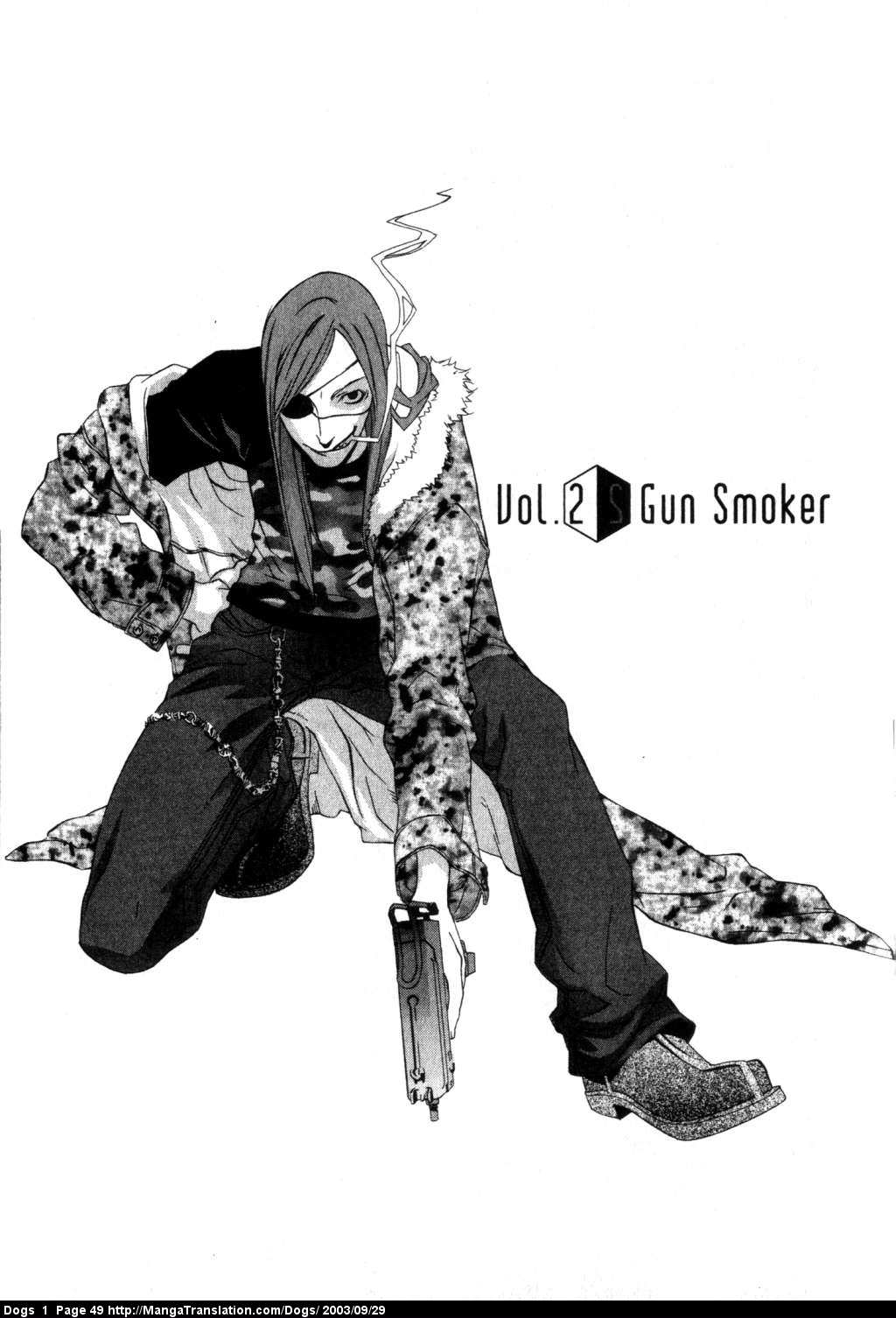 Dogs: Stray Dogs Howling in the Dark Chapter 2.2 page 3 - Chapter 2 v2 : Gun Smoker