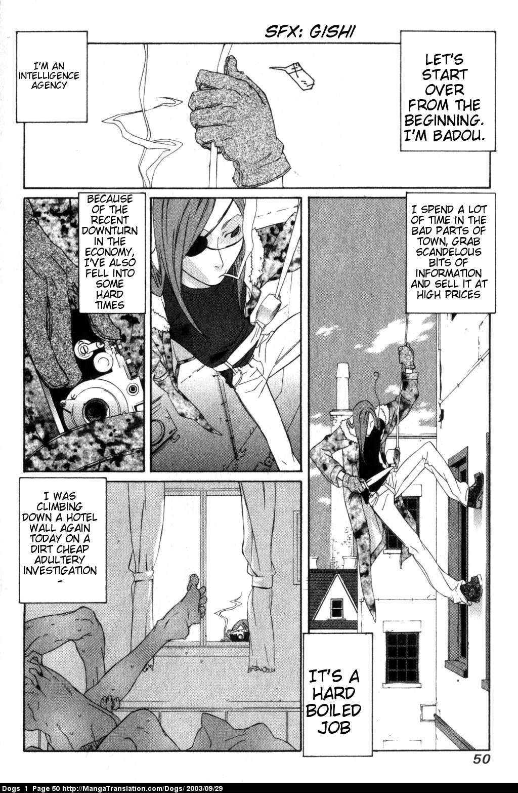 Dogs: Stray Dogs Howling in the Dark Chapter 2.2 page 4 - Chapter 2 v2 : Gun Smoker