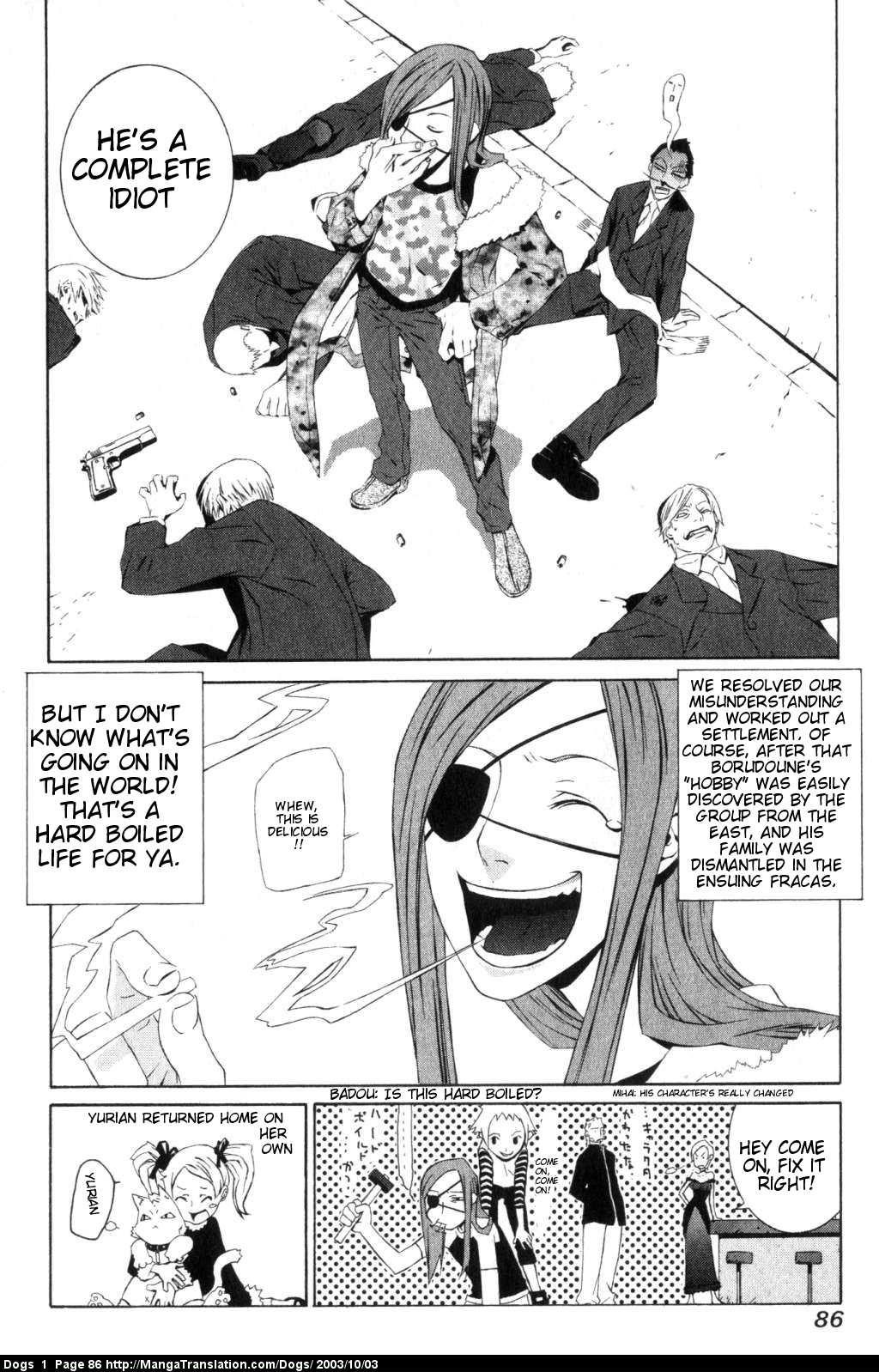 Dogs: Stray Dogs Howling in the Dark Chapter 2.2 page 40 - Chapter 2 v2 : Gun Smoker