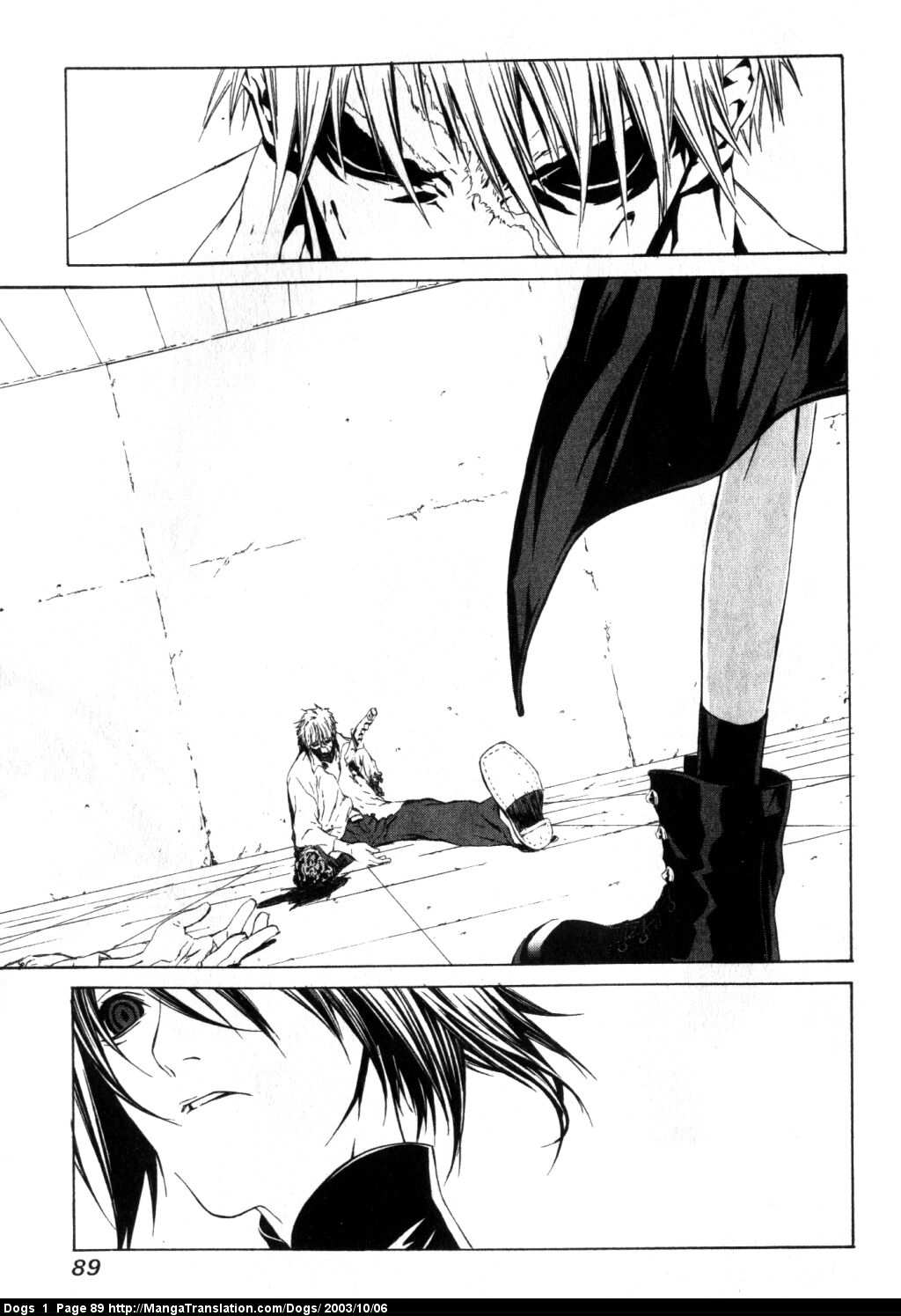 Dogs: Stray Dogs Howling in the Dark Chapter 3.2 page 3 - Chapter 3 v2 : Blade Maiden