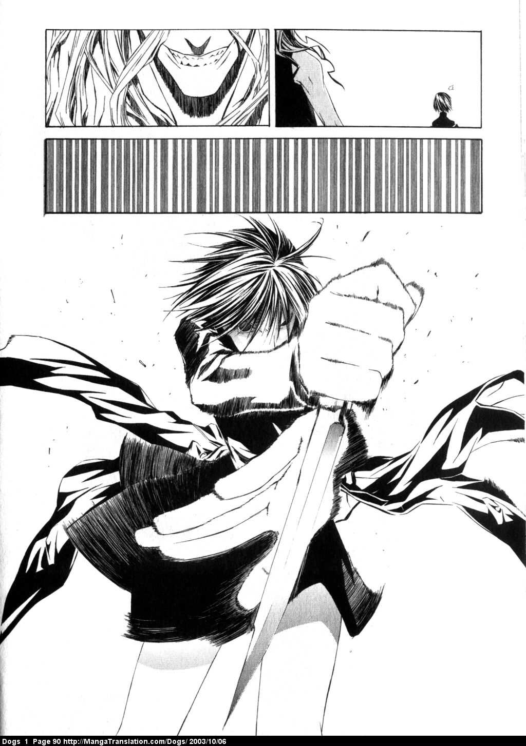 Dogs: Stray Dogs Howling in the Dark Chapter 3.2 page 4 - Chapter 3 v2 : Blade Maiden