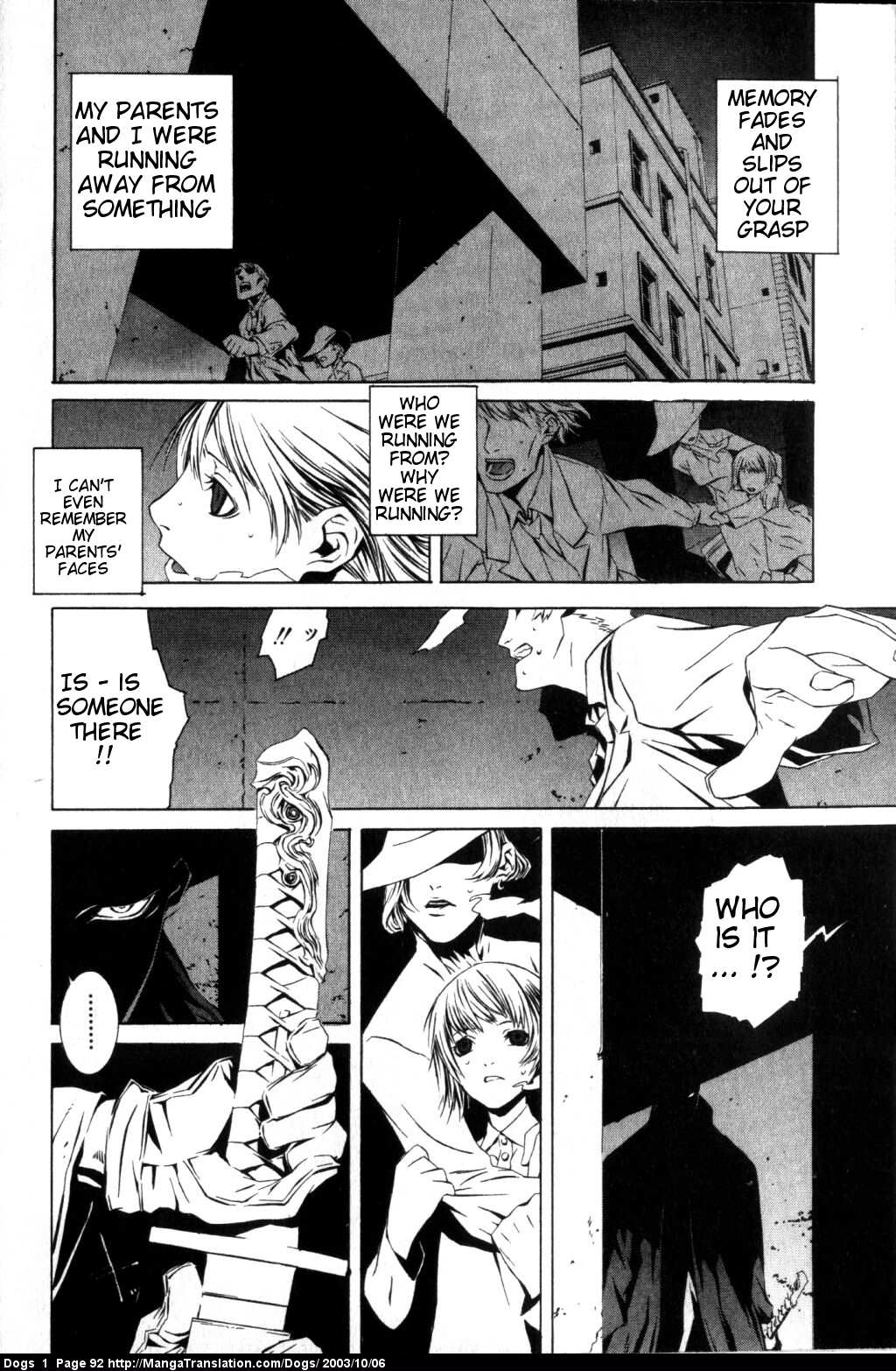 Dogs: Stray Dogs Howling in the Dark Chapter 3.2 page 6 - Chapter 3 v2 : Blade Maiden