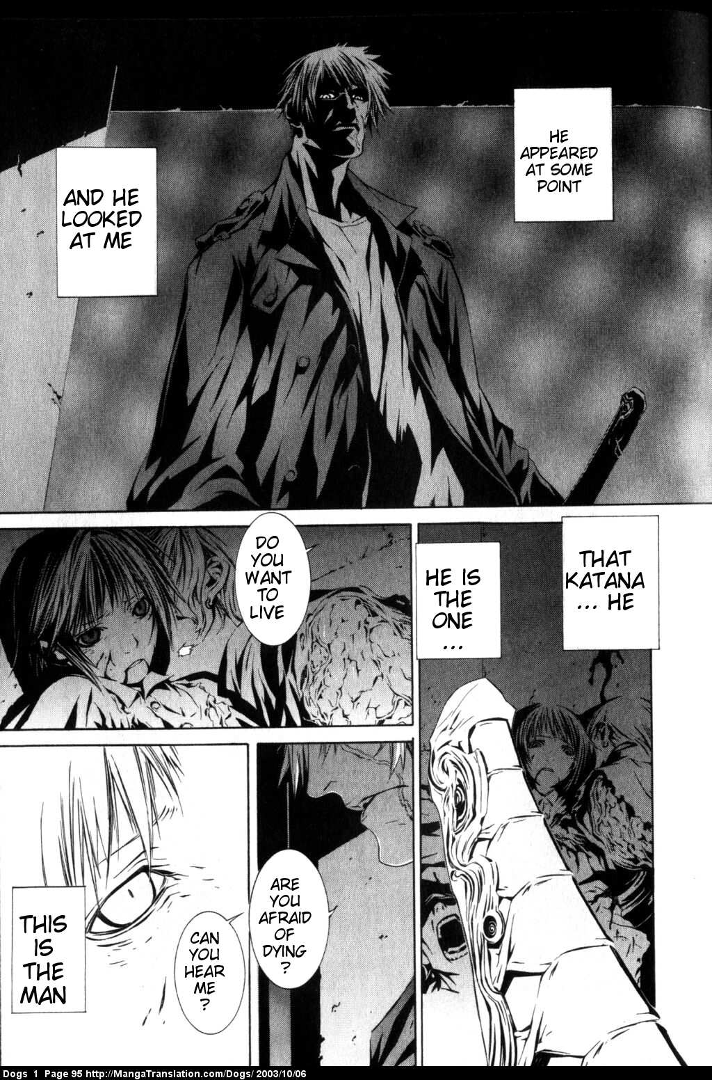 Dogs: Stray Dogs Howling in the Dark Chapter 3.2 page 9 - Chapter 3 v2 : Blade Maiden
