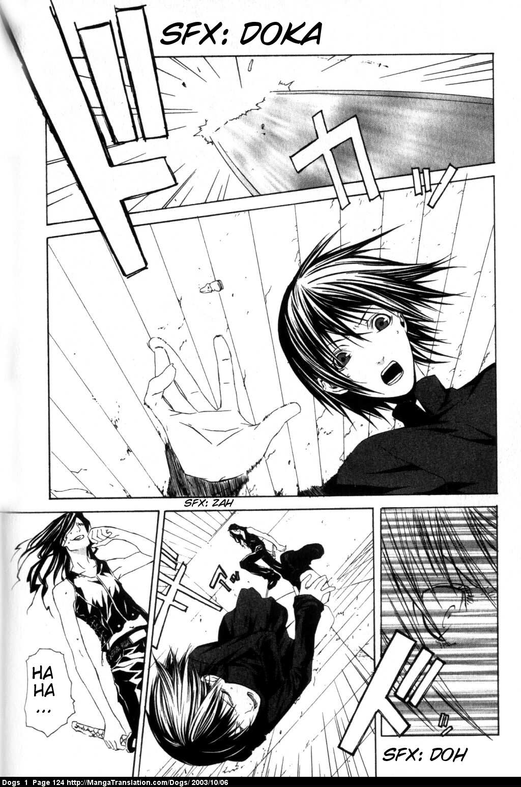 Dogs: Stray Dogs Howling in the Dark Chapter 4.2 page 8 - Chapter 4 v2 : Blade Maiden (Conclusion)