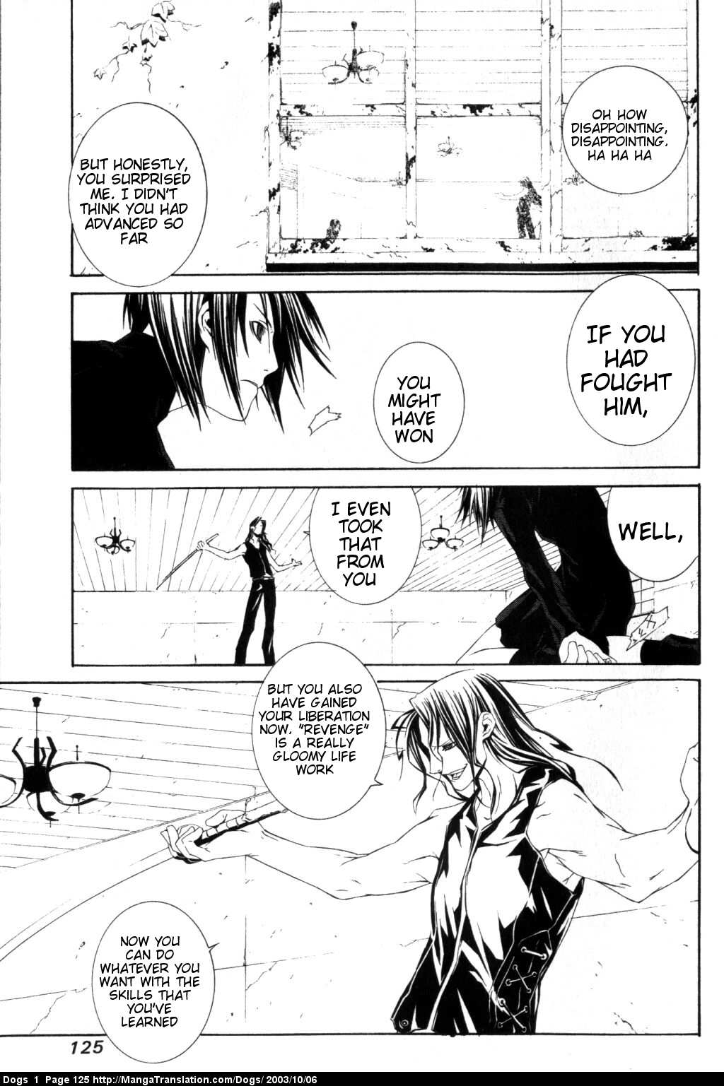 Dogs: Stray Dogs Howling in the Dark Chapter 4.2 page 9 - Chapter 4 v2 : Blade Maiden (Conclusion)
