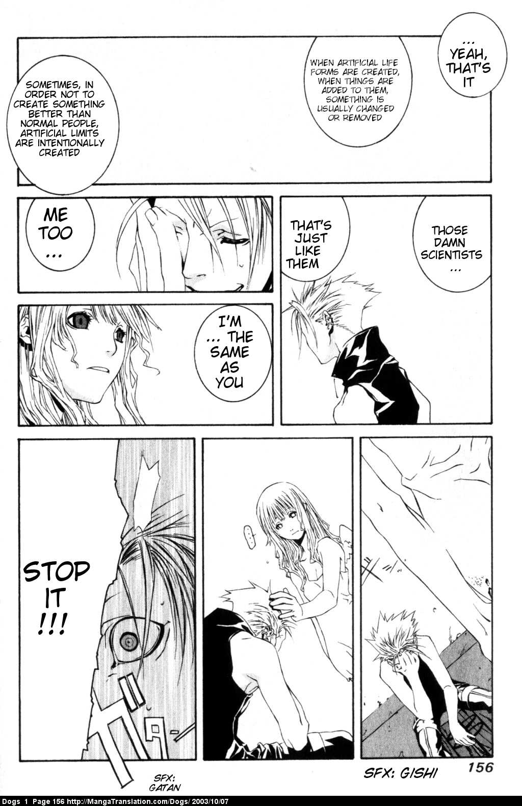 Dogs: Stray Dogs Howling in the Dark Chapter 5.2 page 16 - Chapter 5 v2 : Stray Dogs Howling in the Dark