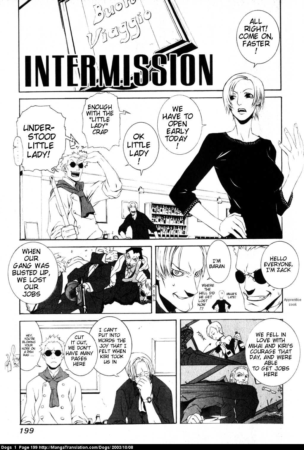 Dogs: Stray Dogs Howling in the Dark Chapter 6.1 page 1 - Chapter 6.1 : Intermission