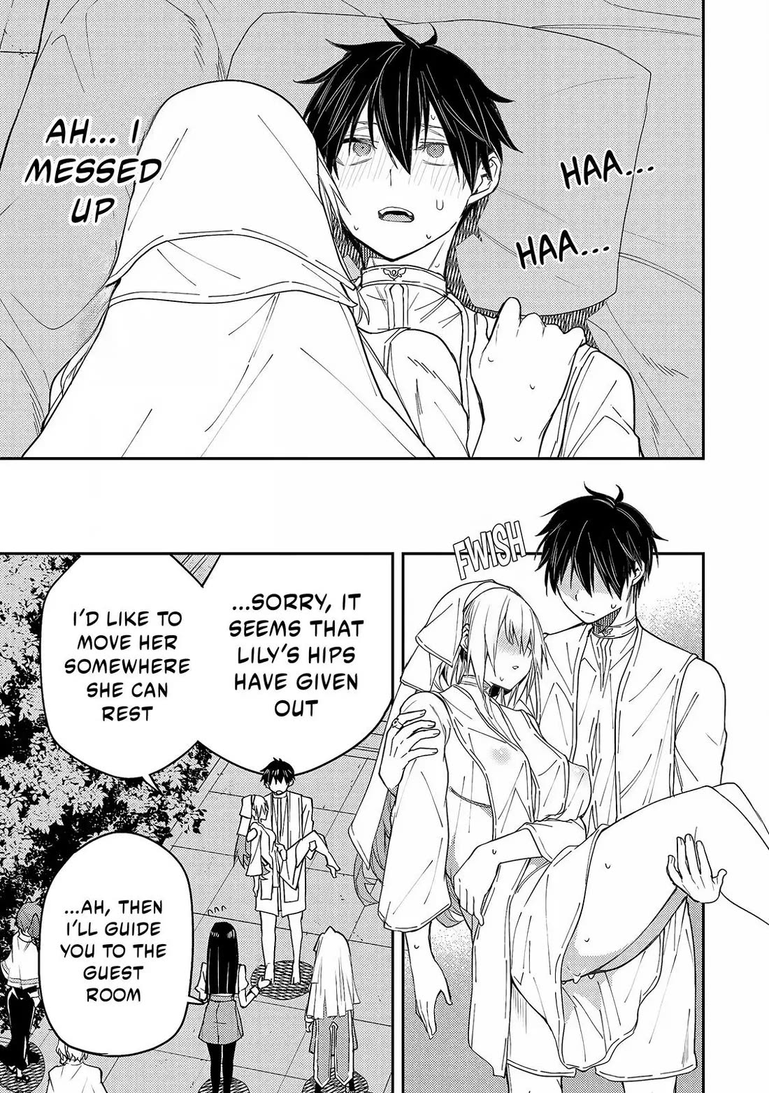 Doing Secret Things with the Holy Maidens Chapter 13 page 10 - Chapter 13