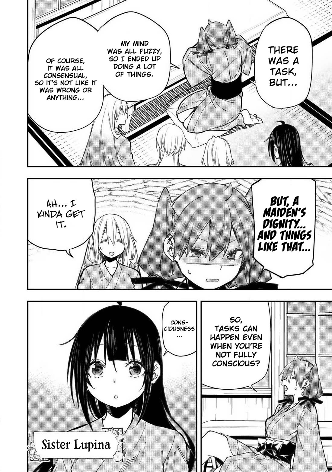 Doing Secret Things with the Holy Maidens Chapter 84 page 3 - Chapter 84