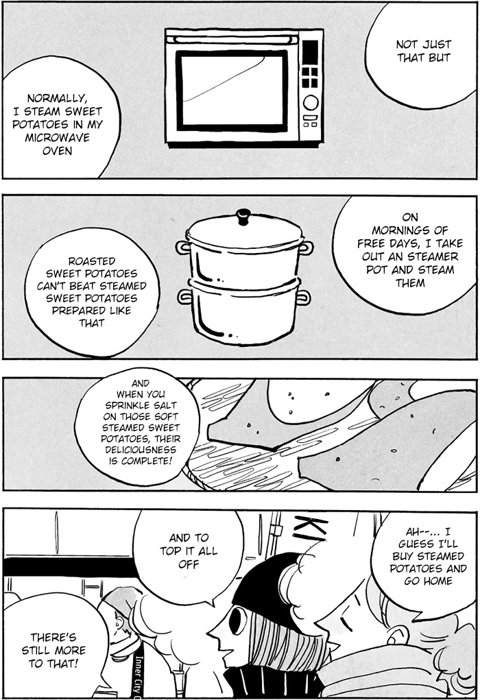Doko ka de Dare ka mo Tabete iru Chapter 4 page 5 - Chapter 4: Roasted Sweet Potatoes & Steamed Sweet Potatoes