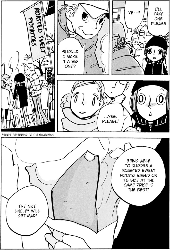Doko ka de Dare ka mo Tabete iru Chapter 4 page 7 - Chapter 4: Roasted Sweet Potatoes & Steamed Sweet Potatoes