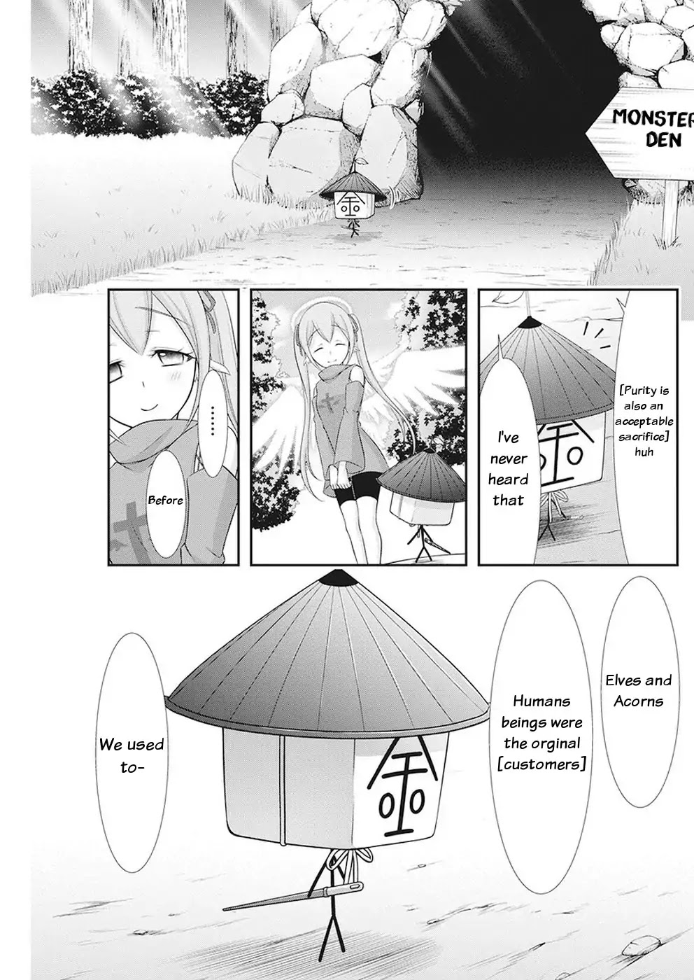 Dokunie Cooking Chapter 32 page 14 - Chapter 32: How Did This Happen (Monster-san)?