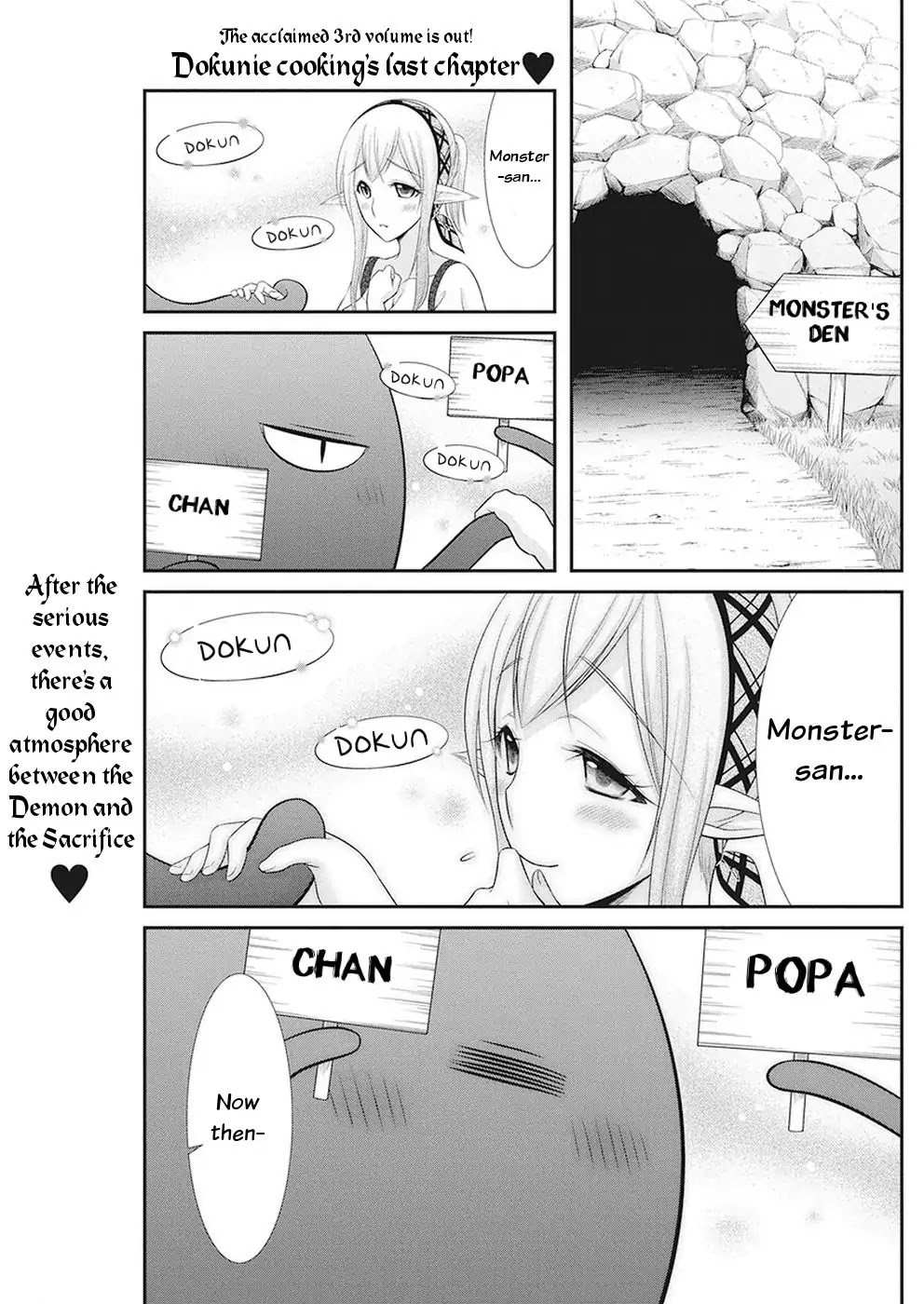 Dokunie Cooking Chapter 32 page 2 - Chapter 32: How Did This Happen (Monster-san)?