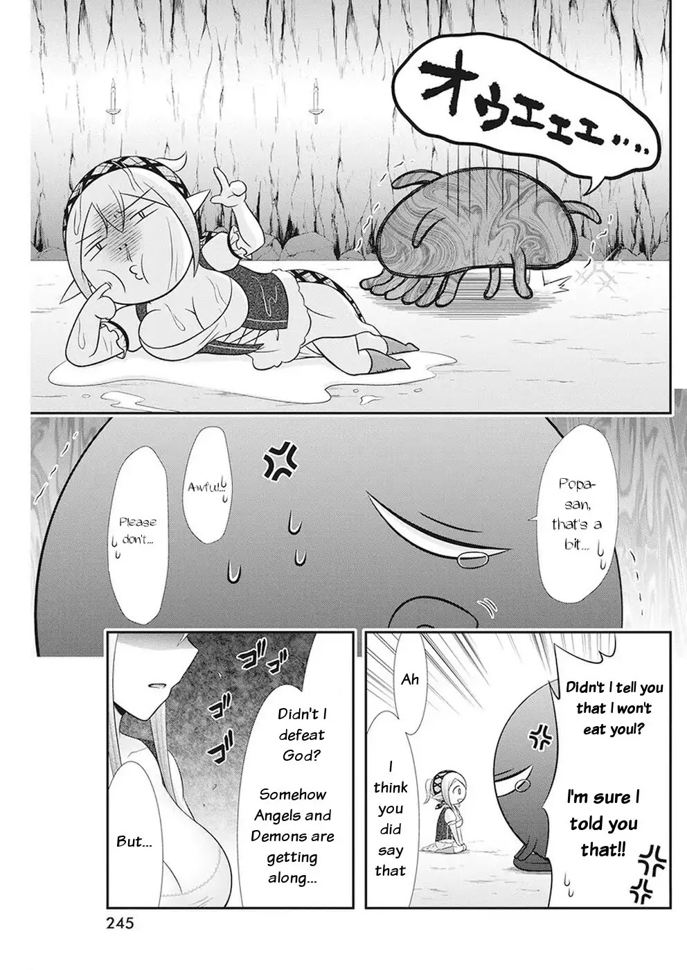 Dokunie Cooking Chapter 32 page 4 - Chapter 32: How Did This Happen (Monster-san)?
