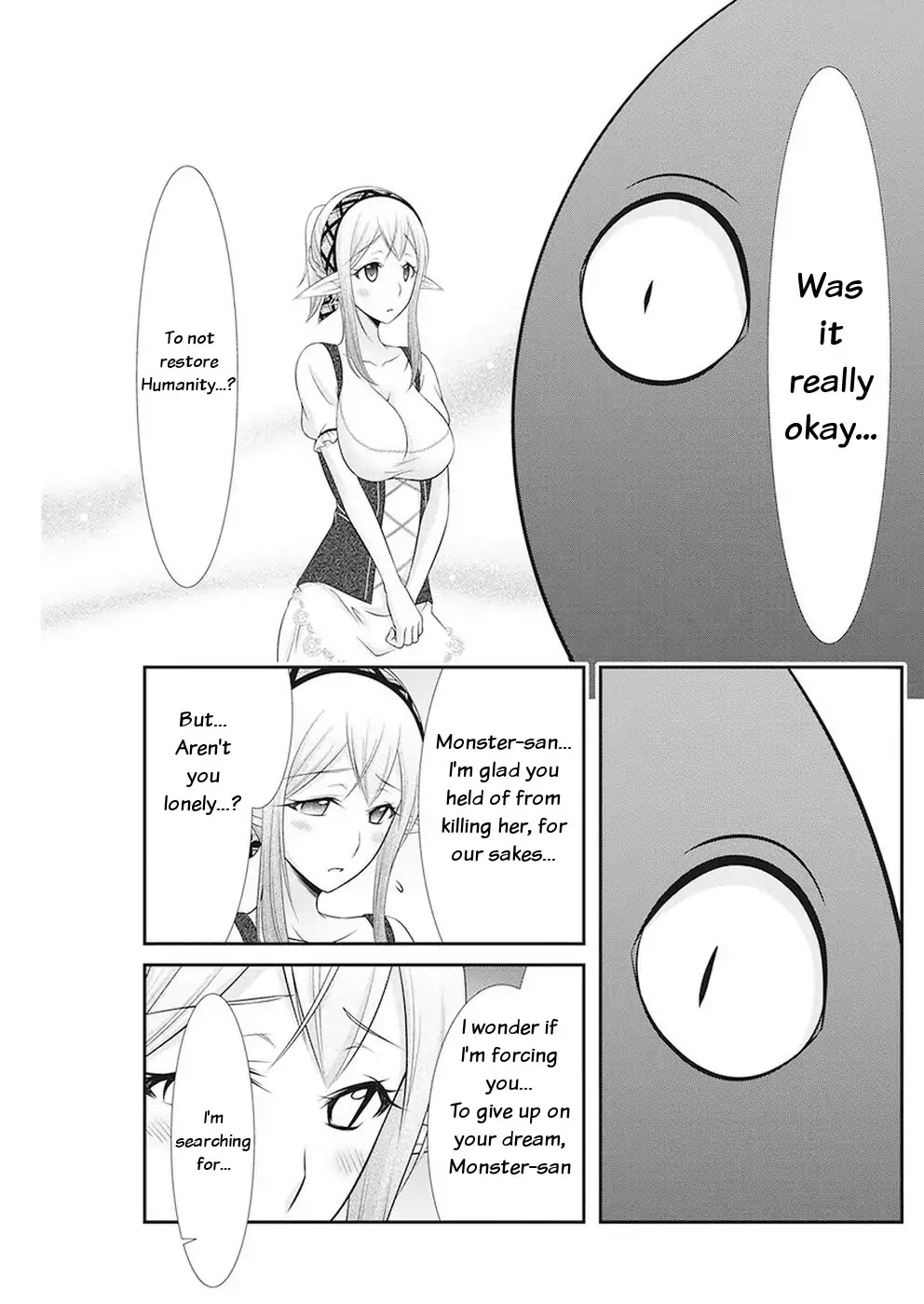 Dokunie Cooking Chapter 32 page 8 - Chapter 32: How Did This Happen (Monster-san)?