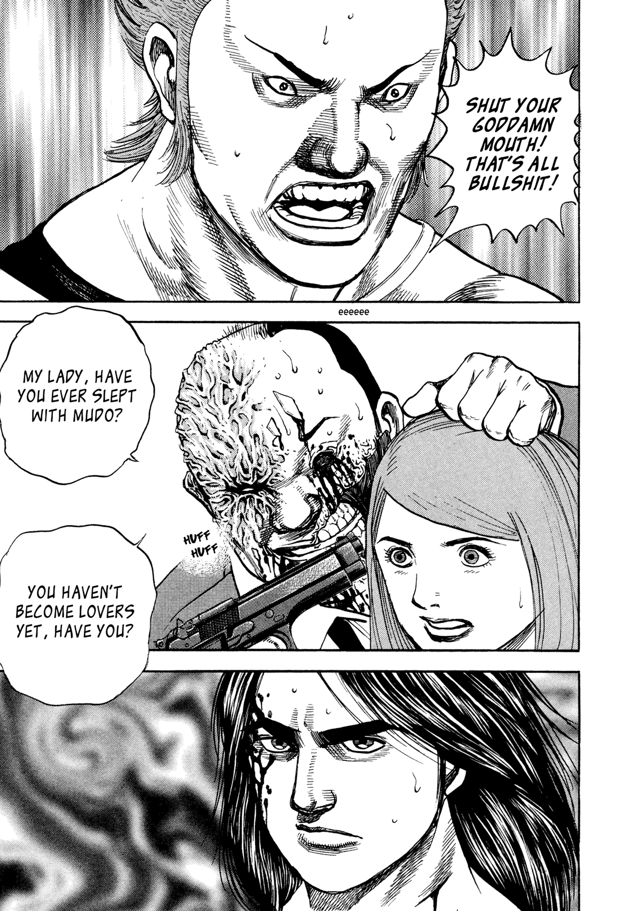 Dokuro Chapter 27.2 page 19 - Chapter 27 v2 : The Men Who Became Dogs