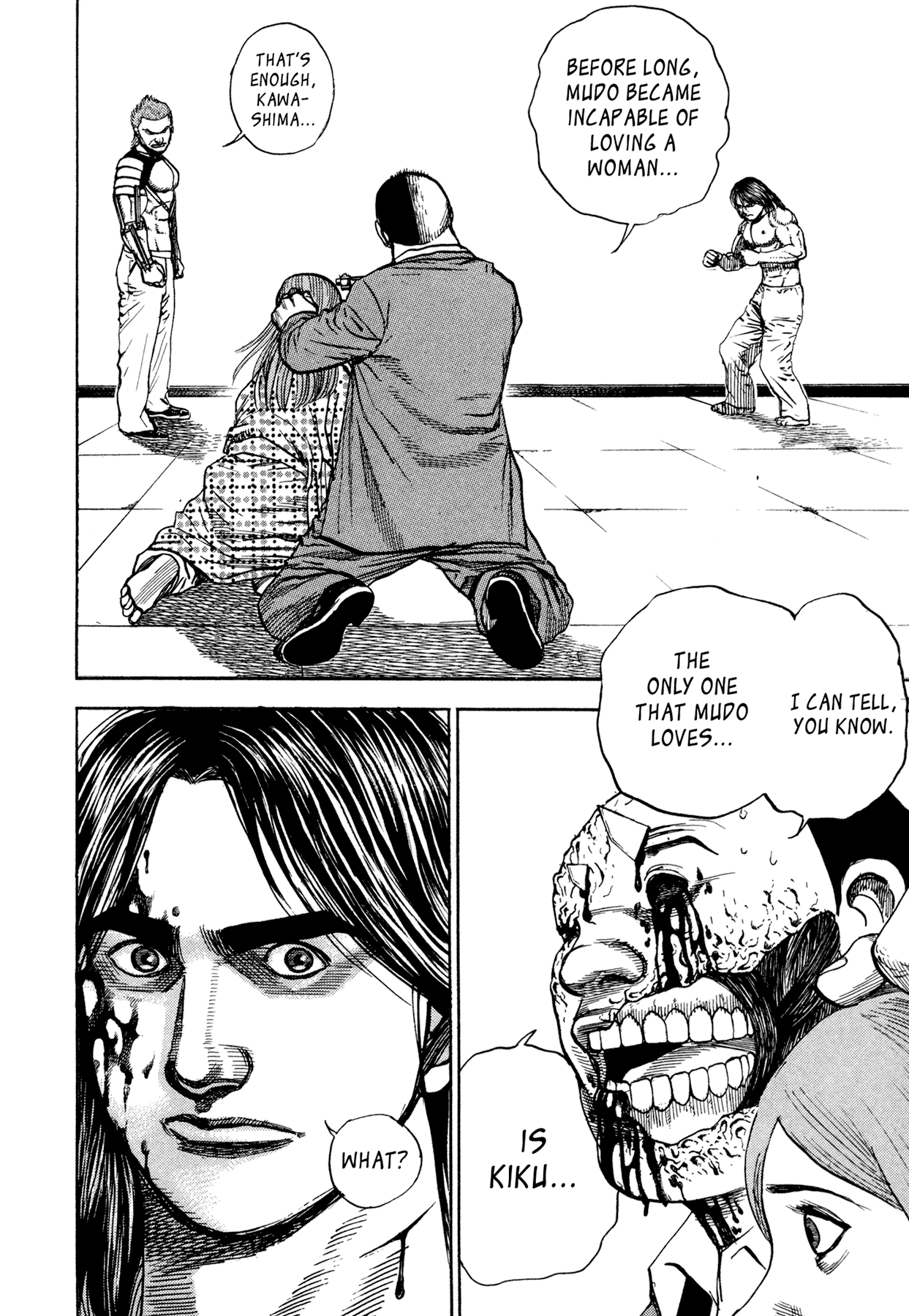 Dokuro Chapter 27.2 page 22 - Chapter 27 v2 : The Men Who Became Dogs