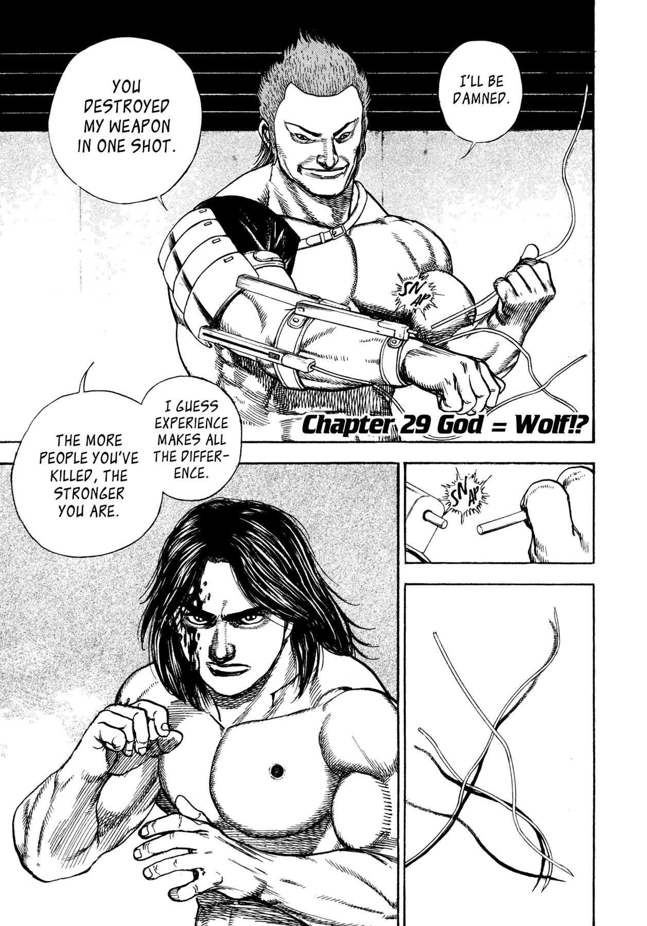 Dokuro Chapter 29.2 page 1 - Chapter 29 v2 : God = Wolf!?