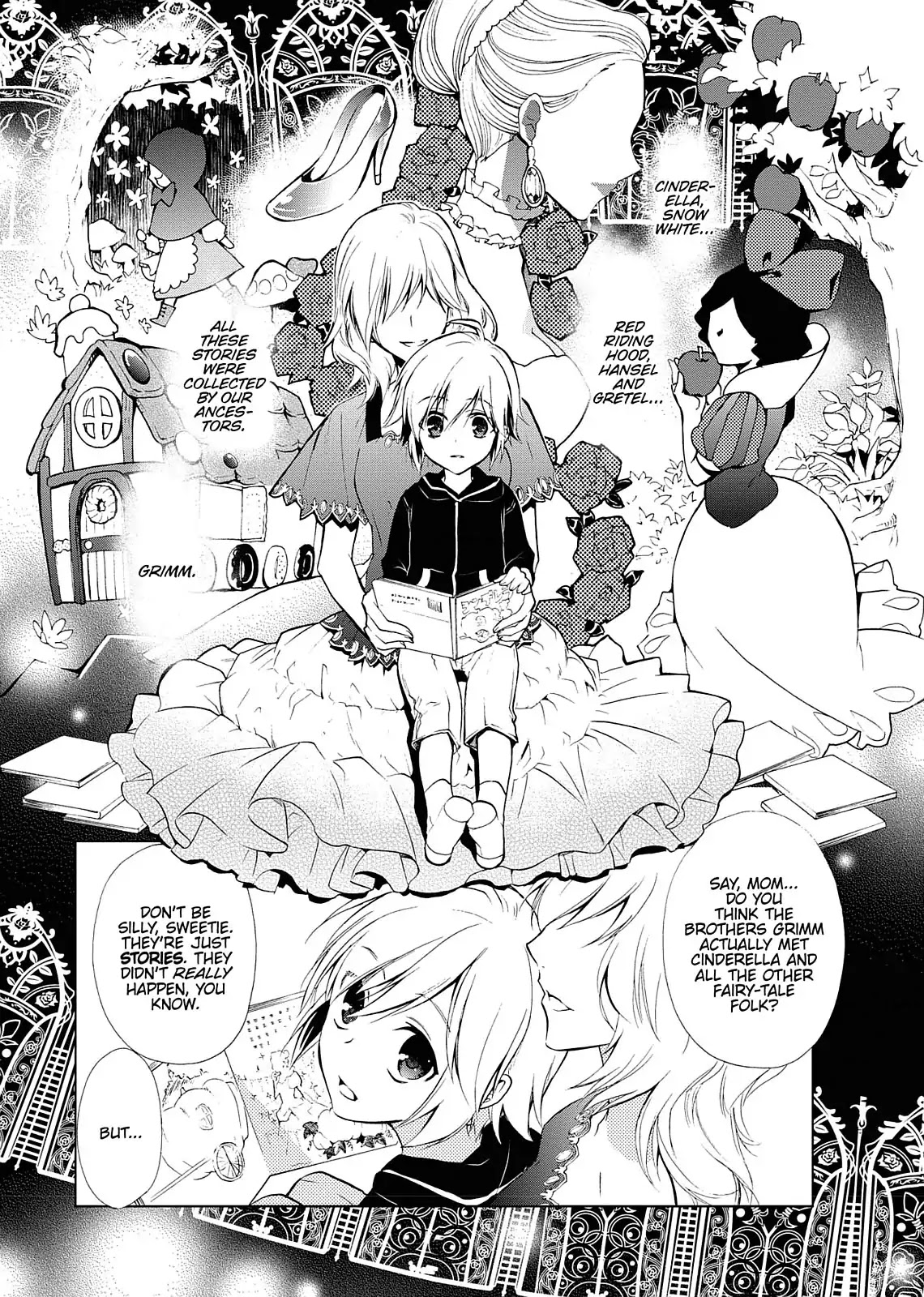 Dokusai Grimoire Chapter 1 page 4 - Chapter 1: Vol.1 Marchen 1: Grimm of the Haunted House