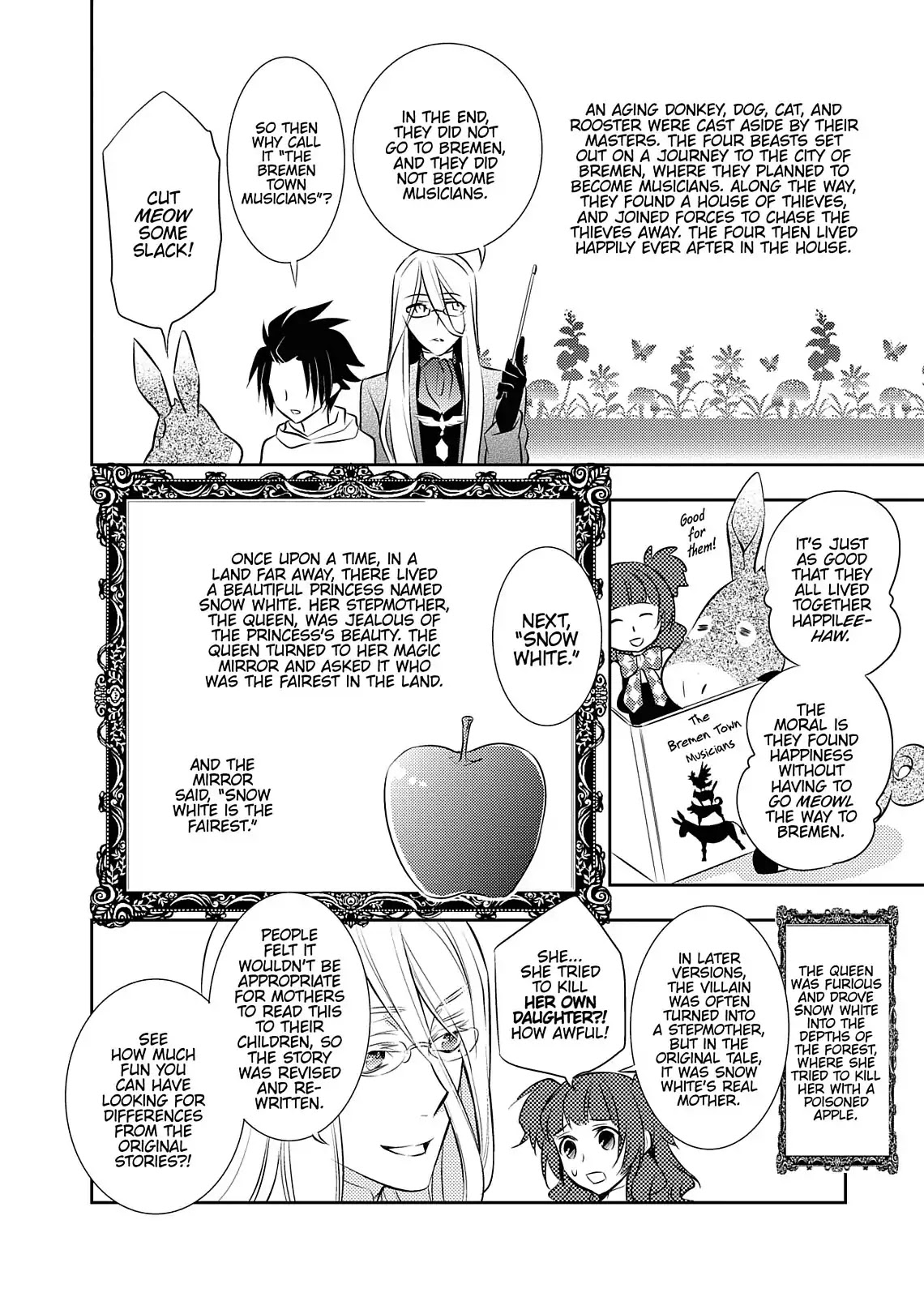 Dokusai Grimoire Chapter 10.5 page 3 - Vol.2 Bonus Comic: Grimm Theatre for Good Children