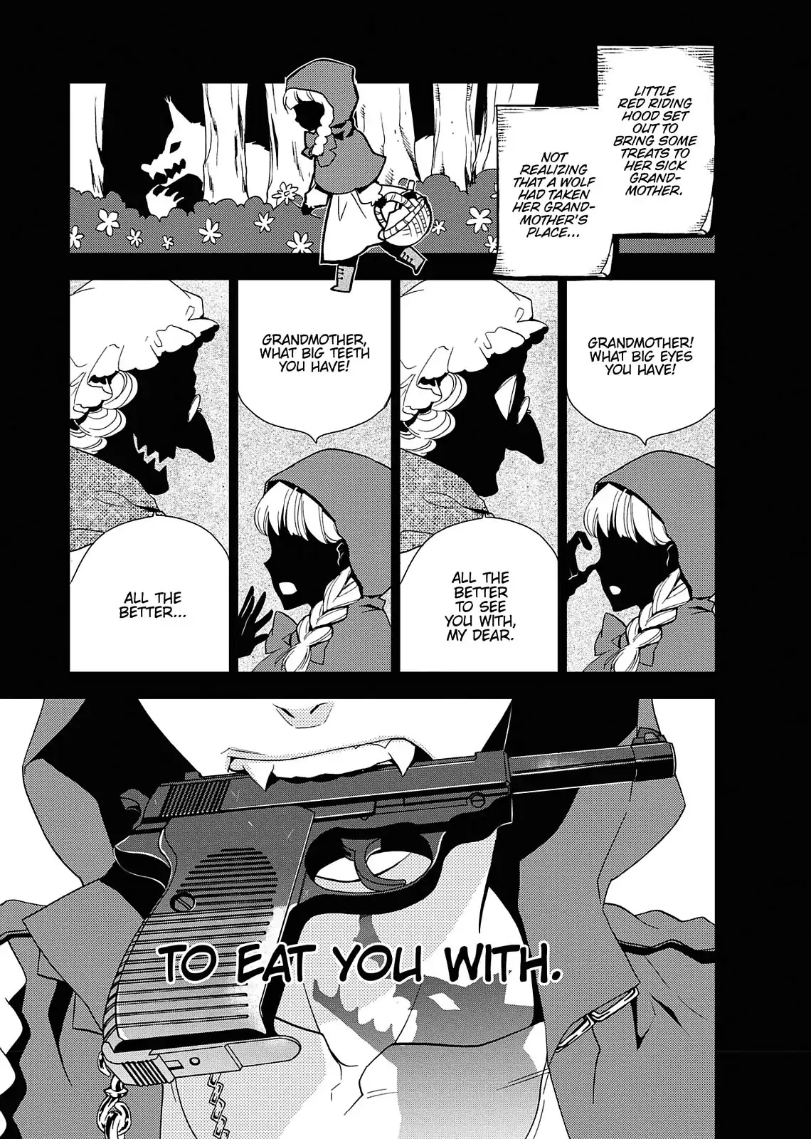 Dokusai Grimoire Chapter 12 page 1 - Chapter 12: Vol.3 Marchen 12: Red Riding Hood's Curse