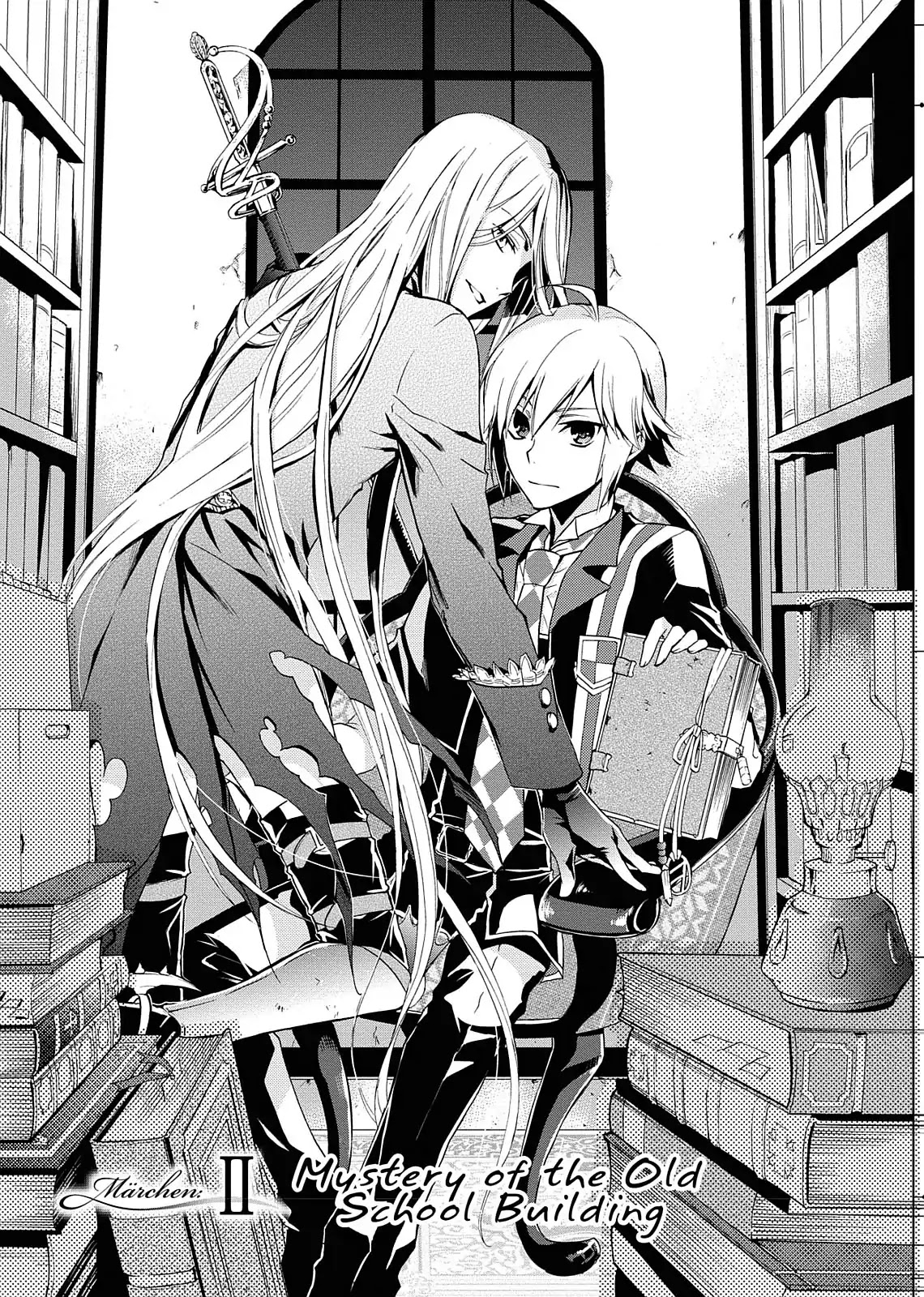 Dokusai Grimoire Chapter 2 page 1 - Chapter 2: Vol.1 Marchen 2: Mystery in the Old School Building