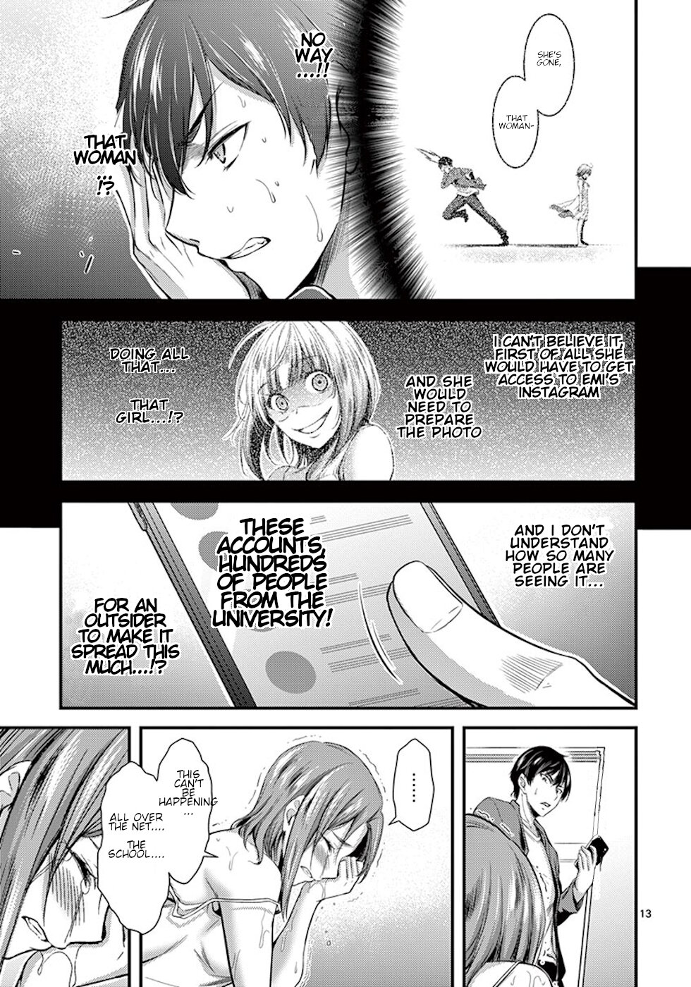 Dokuzakura Chapter 2 page 13 - Chapter 2: Secret Account