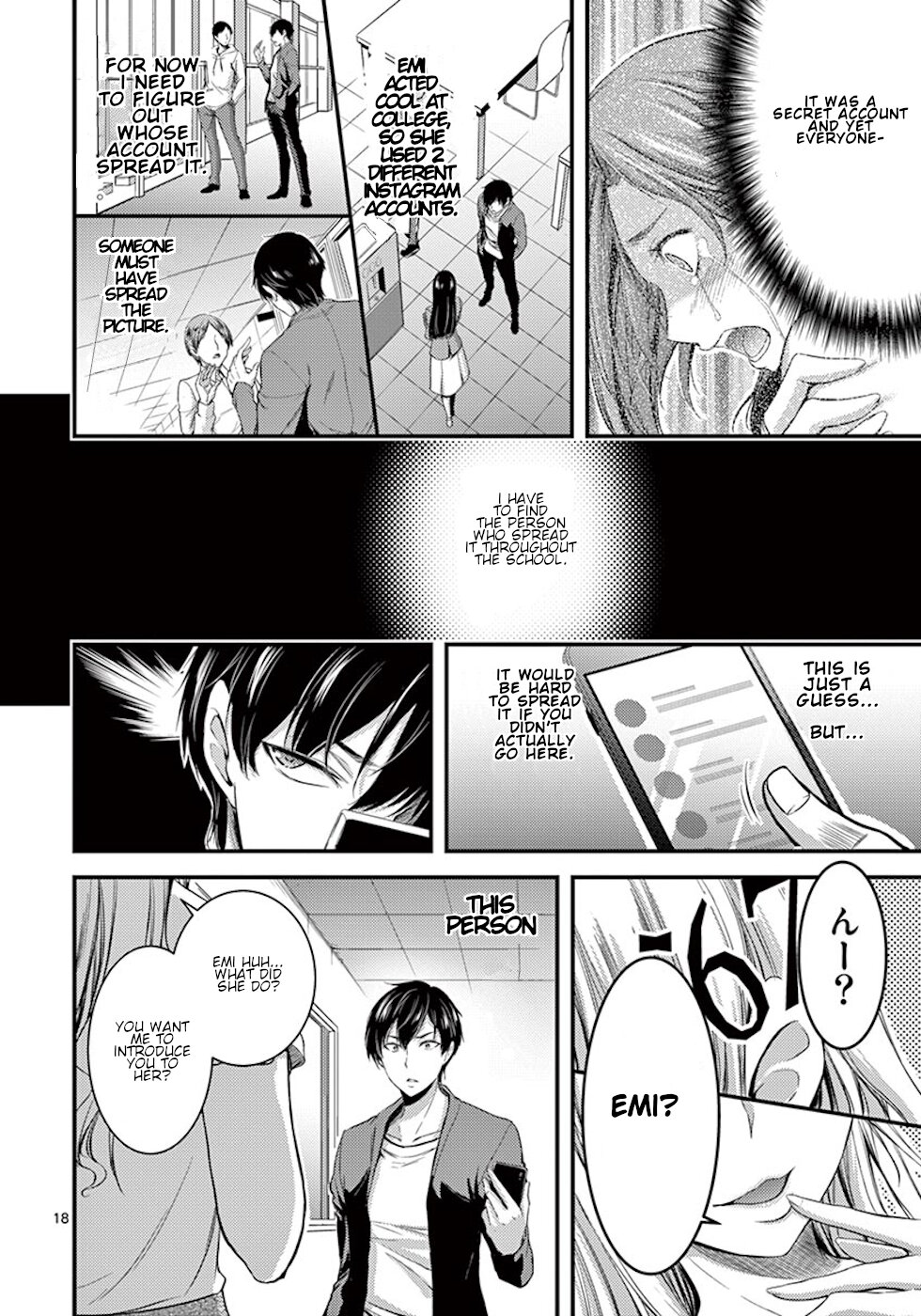 Dokuzakura Chapter 2 page 18 - Chapter 2: Secret Account