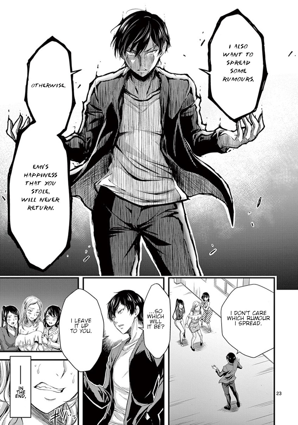Dokuzakura Chapter 2 page 23 - Chapter 2: Secret Account