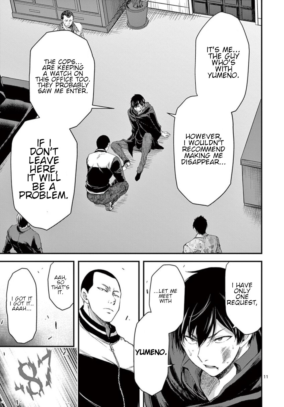 Dokuzakura Chapter 20 page 11 - Chapter 20: Saruta Group