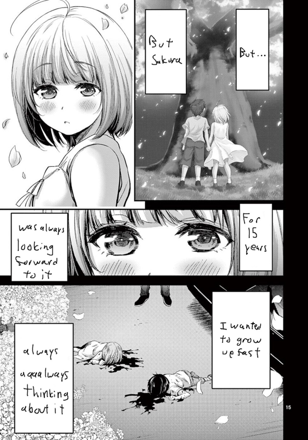 Dokuzakura Chapter 33 page 15 - Chapter 33 [END]