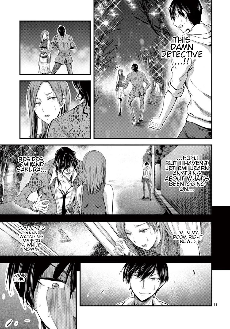 Dokuzakura Chapter 8 page 11 - Chapter 8: Detective