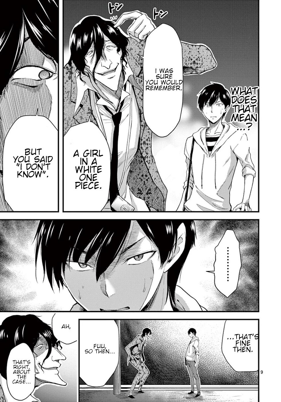 Dokuzakura Chapter 8 page 9 - Chapter 8: Detective