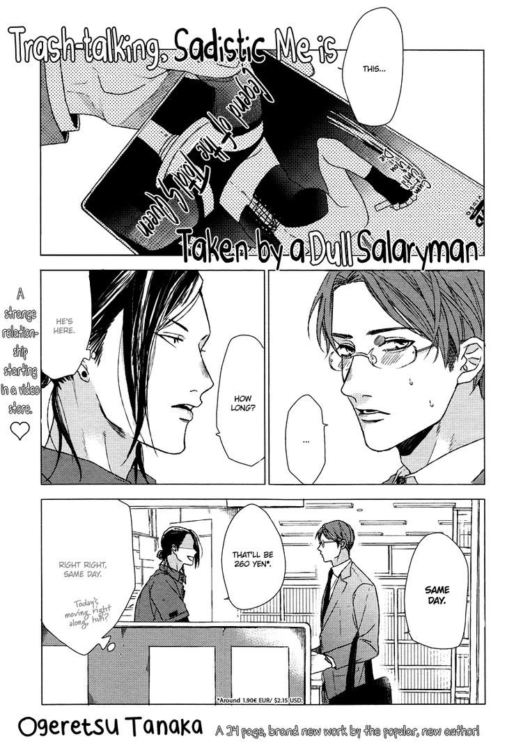 Dokuzetsu no S na Ore ga Jimi Riman ni Kuwaresou Desu Chapter 0 page 2 - Chapter 0 : Oneshot