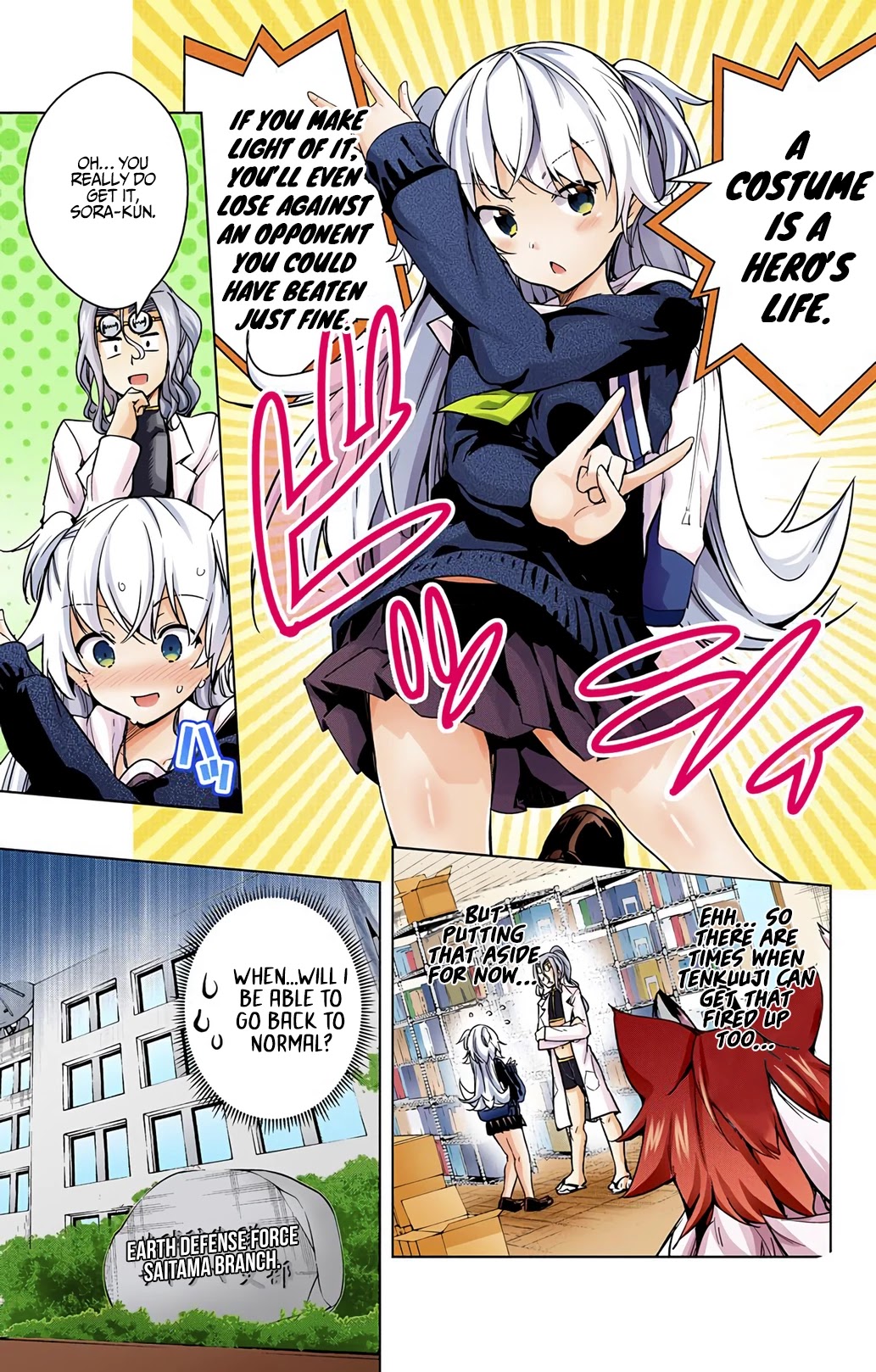 Dokyuu Hentai HxEros Chapter 18 page 13 - Chapter 18: The XERO Suit – Modified (Semi-Colored)