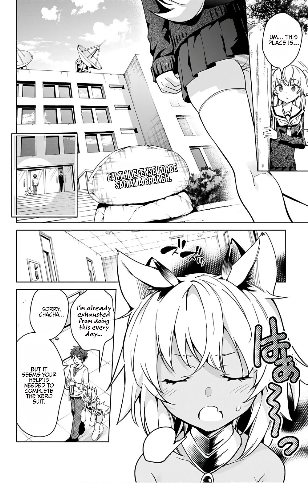 Dokyuu Hentai HxEros Chapter 18 page 8 - Chapter 18: The XERO Suit – Modified (Semi-Colored)