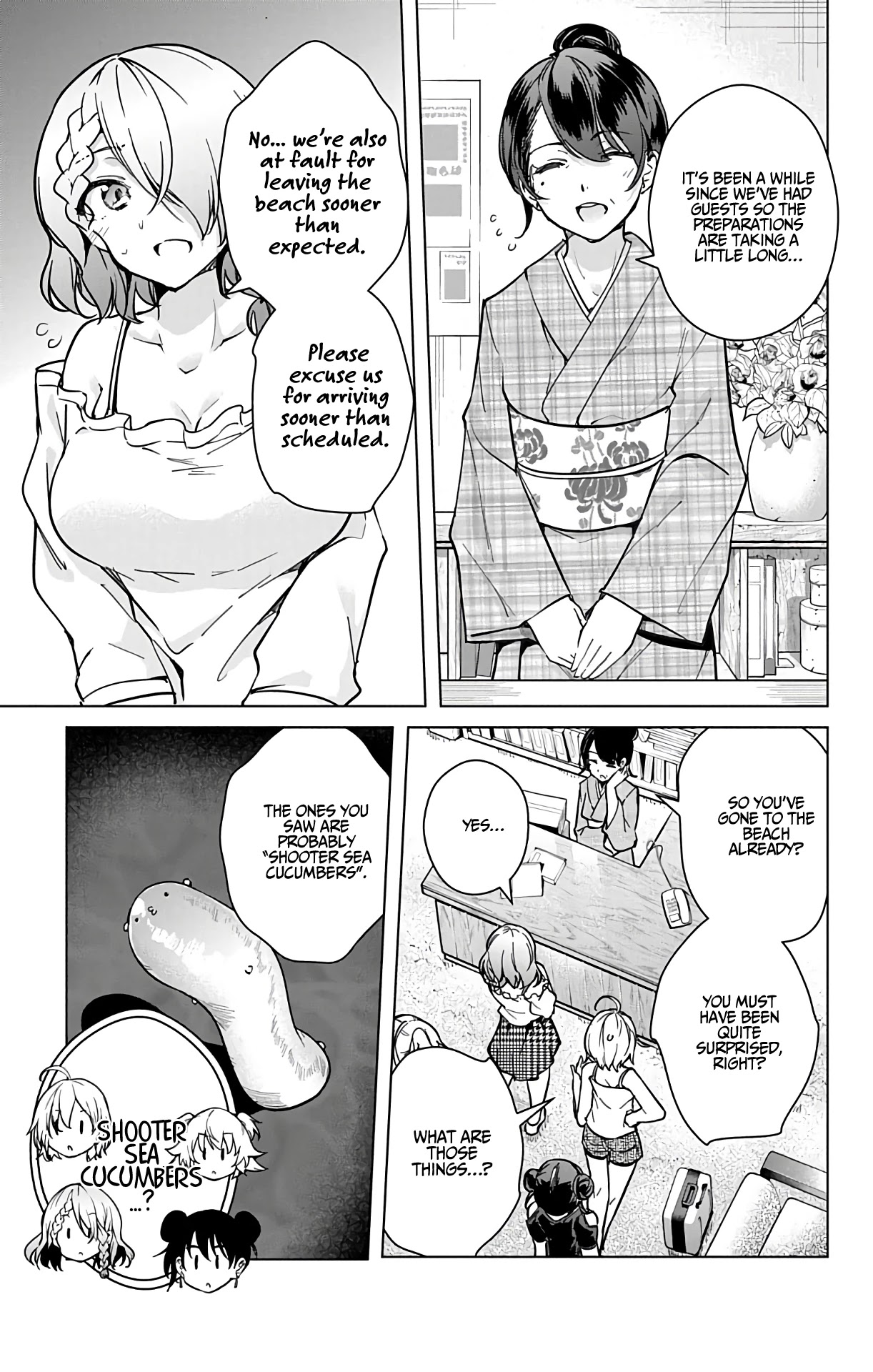 Dokyuu Hentai HxEros Chapter 21 page 11 - Chapter 21: The Hadakane Beach is Now Open