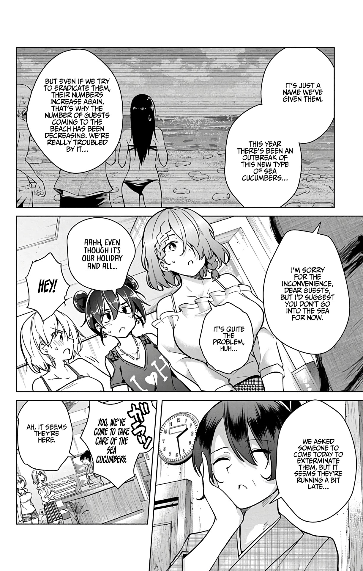 Dokyuu Hentai HxEros Chapter 21 page 12 - Chapter 21: The Hadakane Beach is Now Open