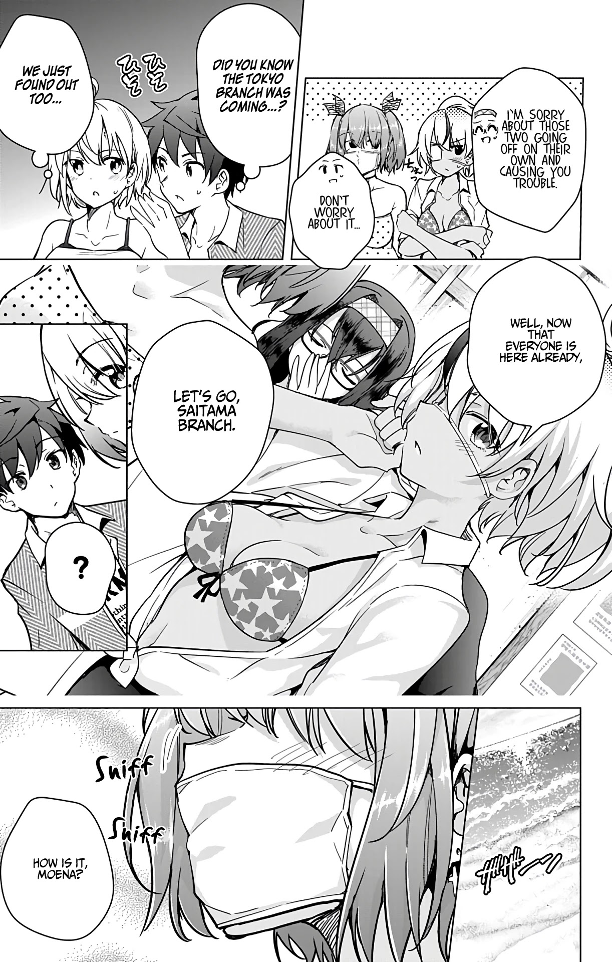 Dokyuu Hentai HxEros Chapter 21 page 19 - Chapter 21: The Hadakane Beach is Now Open
