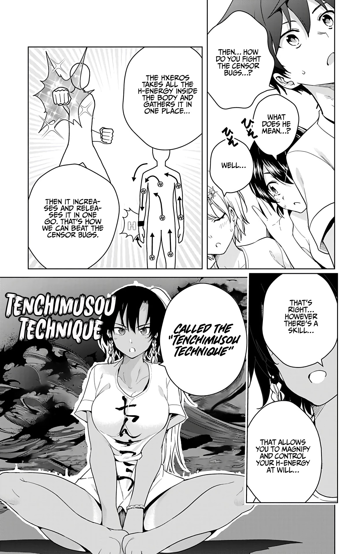 Dokyuu Hentai HxEros Chapter 34 page 29 - Chapter 34: Tenchimusou