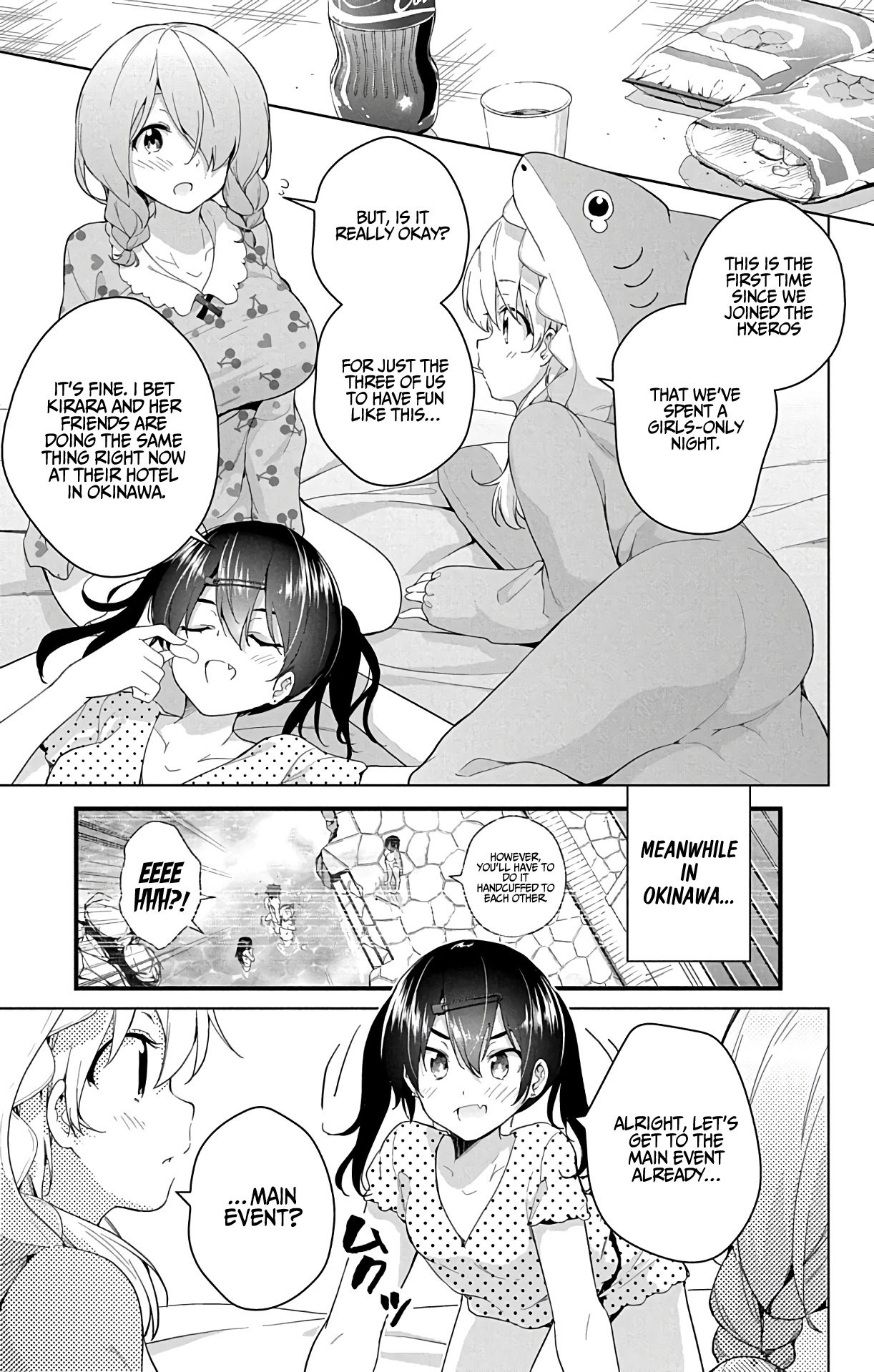 Dokyuu Hentai HxEros Chapter 37 page 4 - Chapter 37: When Three Maidens Meet It Gets Lively
