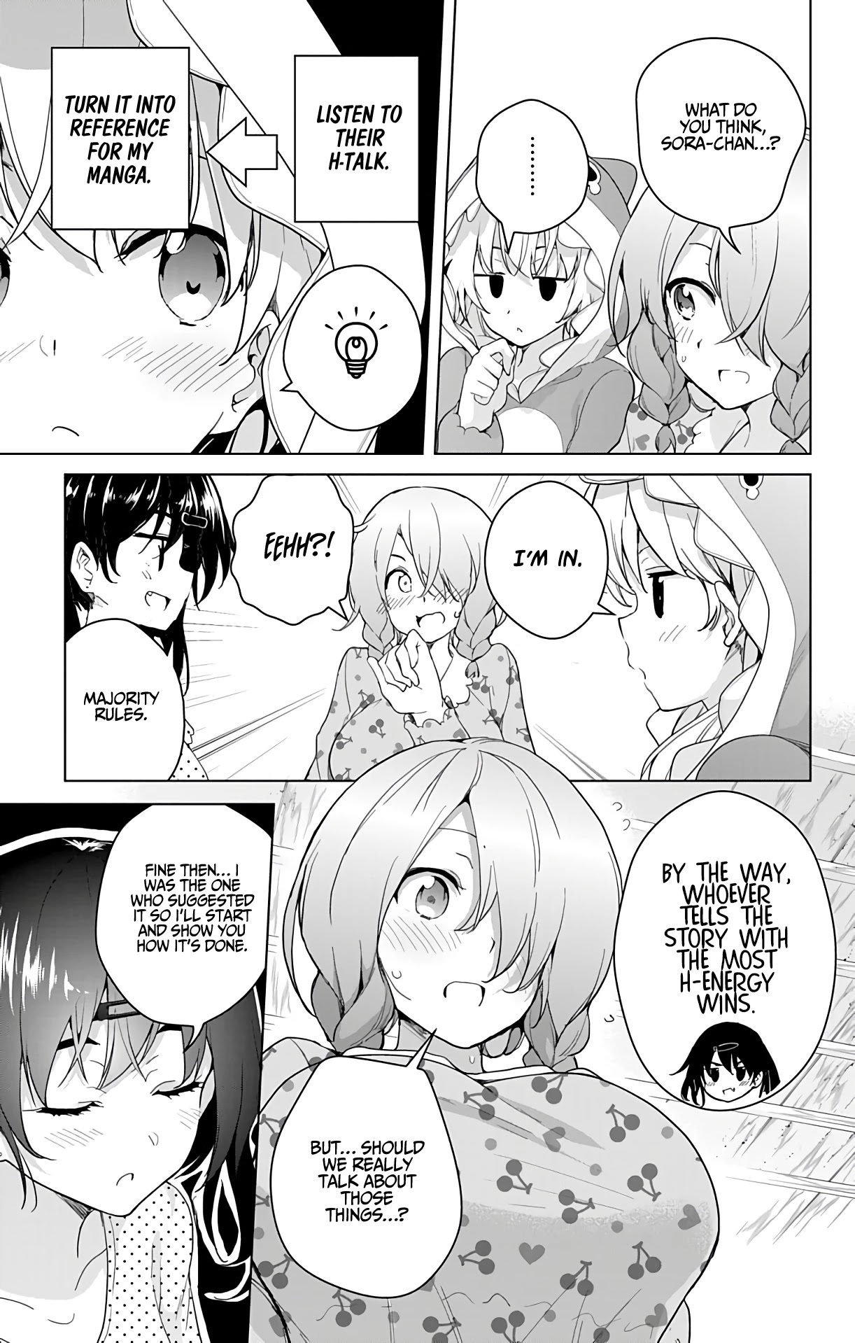 Dokyuu Hentai HxEros Chapter 37 page 6 - Chapter 37: When Three Maidens Meet It Gets Lively