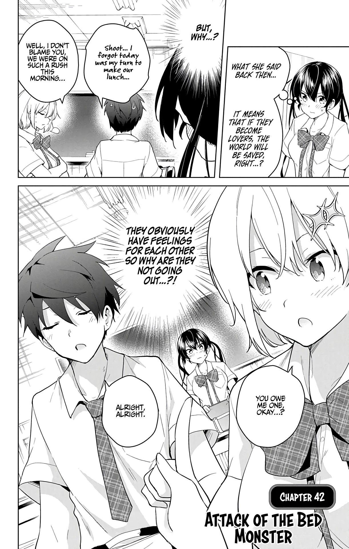 Dokyuu Hentai HxEros Chapter 42 page 8 - Chapter 42: Attack of the Bed Monster