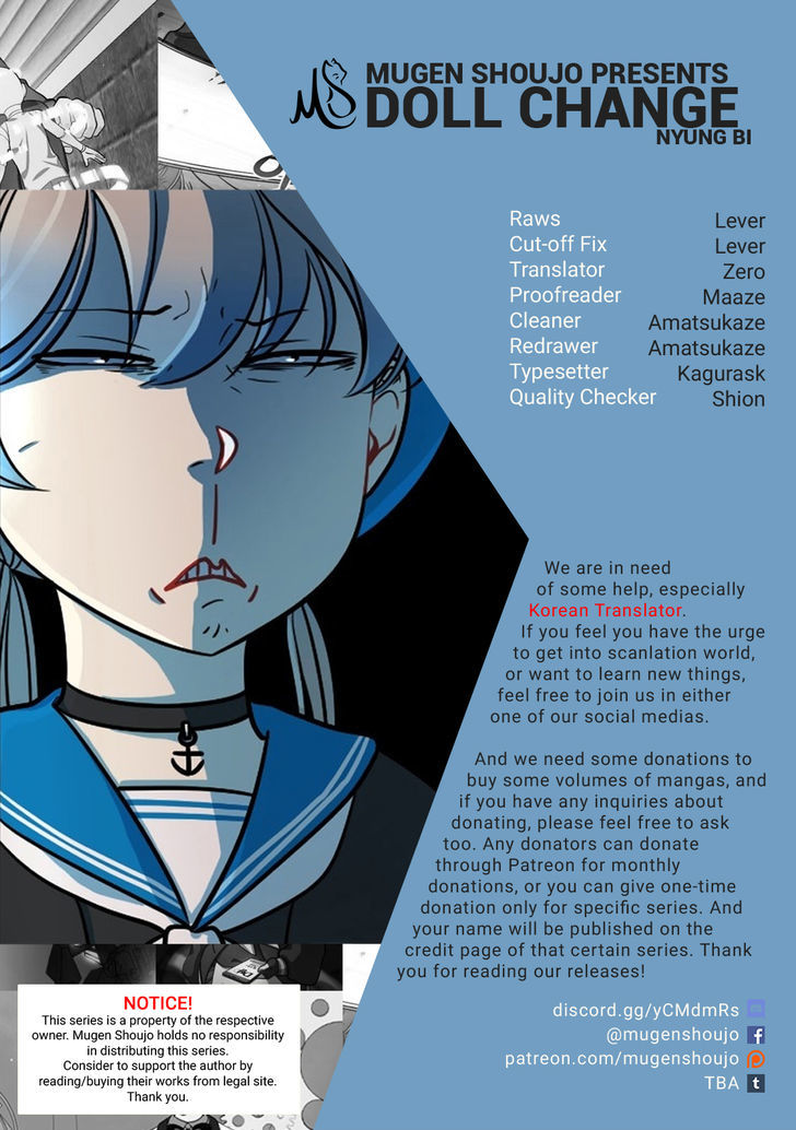 Doll Change Chapter 6 page 1 - Chapter 6 : +Disinfect
