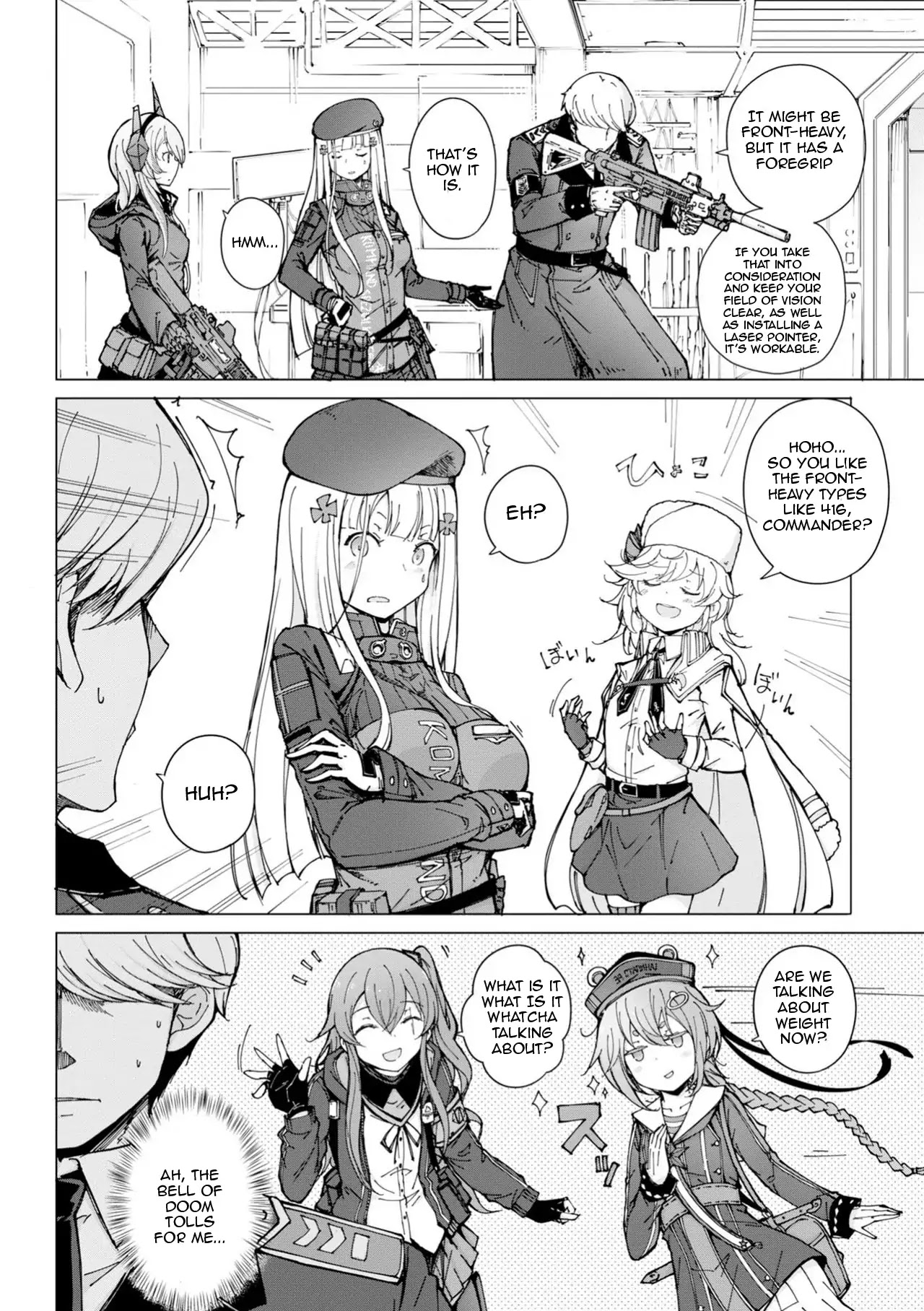 Dolls Frontline Comic Anthology Chapter 1.1 page 12 - Vol.1 Chapter 1: My Adjutant Is My Babushka!