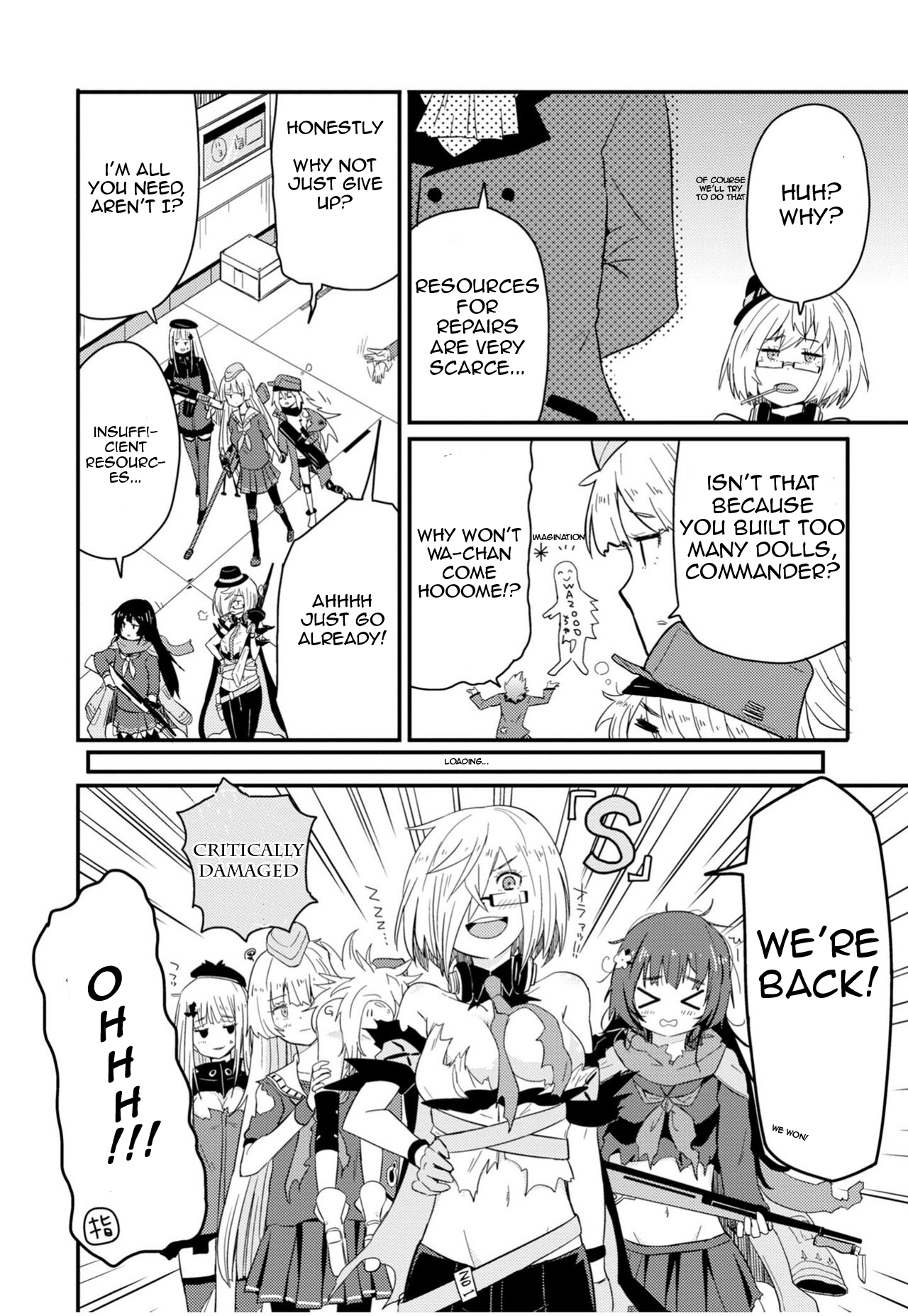 Dolls Frontline Comic Anthology Chapter 1.11 page 4 - Vol.1 Chapter 11: Economizing With Type 100!